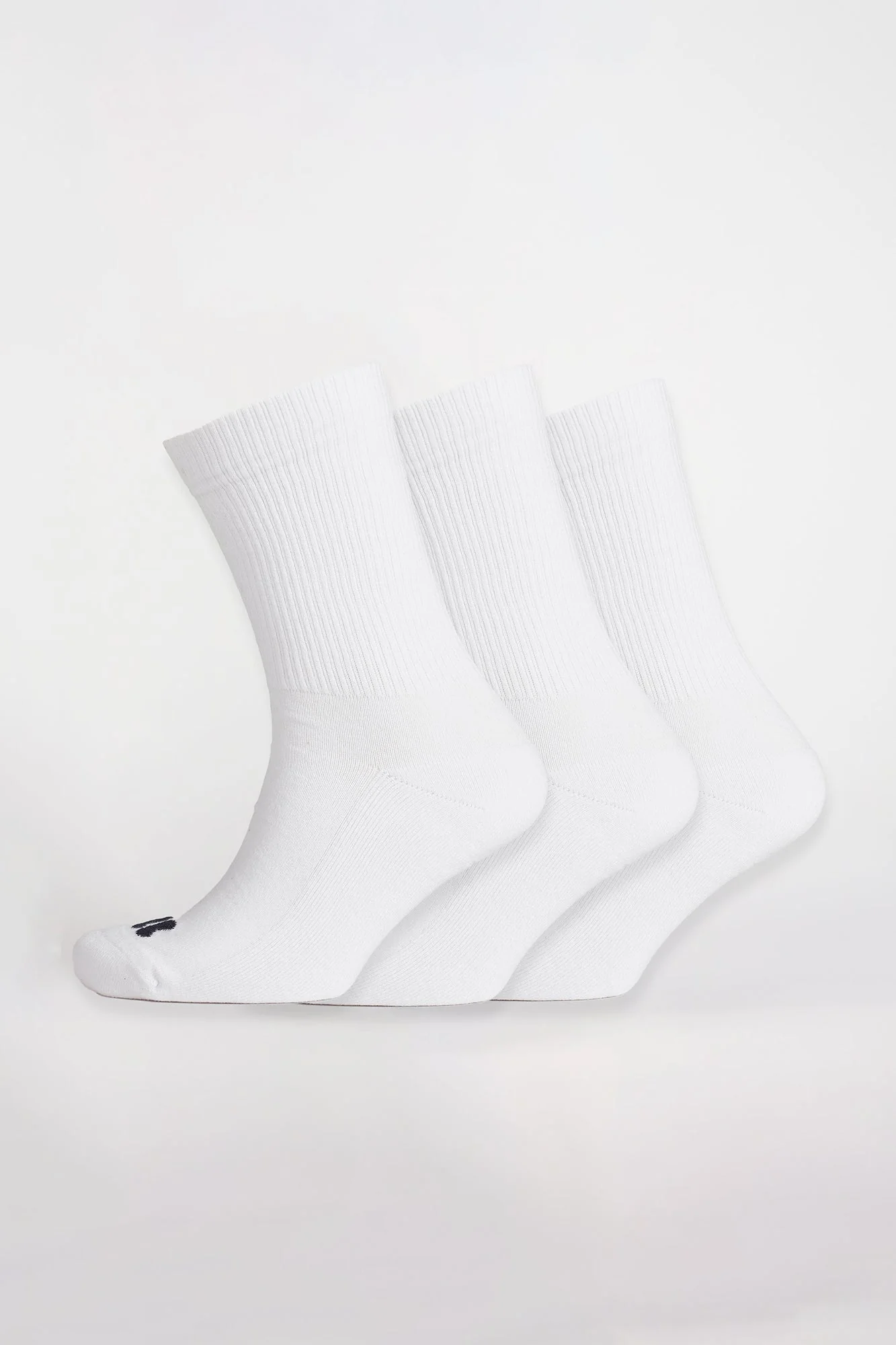 Sports Cotton Sock Calf 3 Pack - White - Image 2