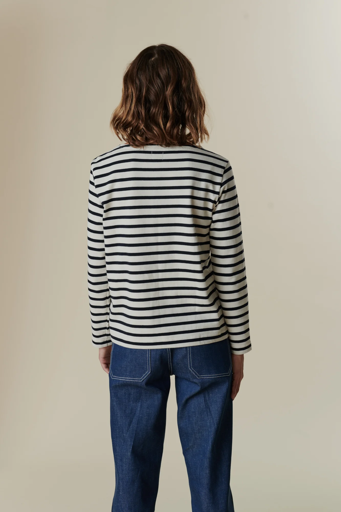 Women's Breton - Ecru/Navy - Image 7
