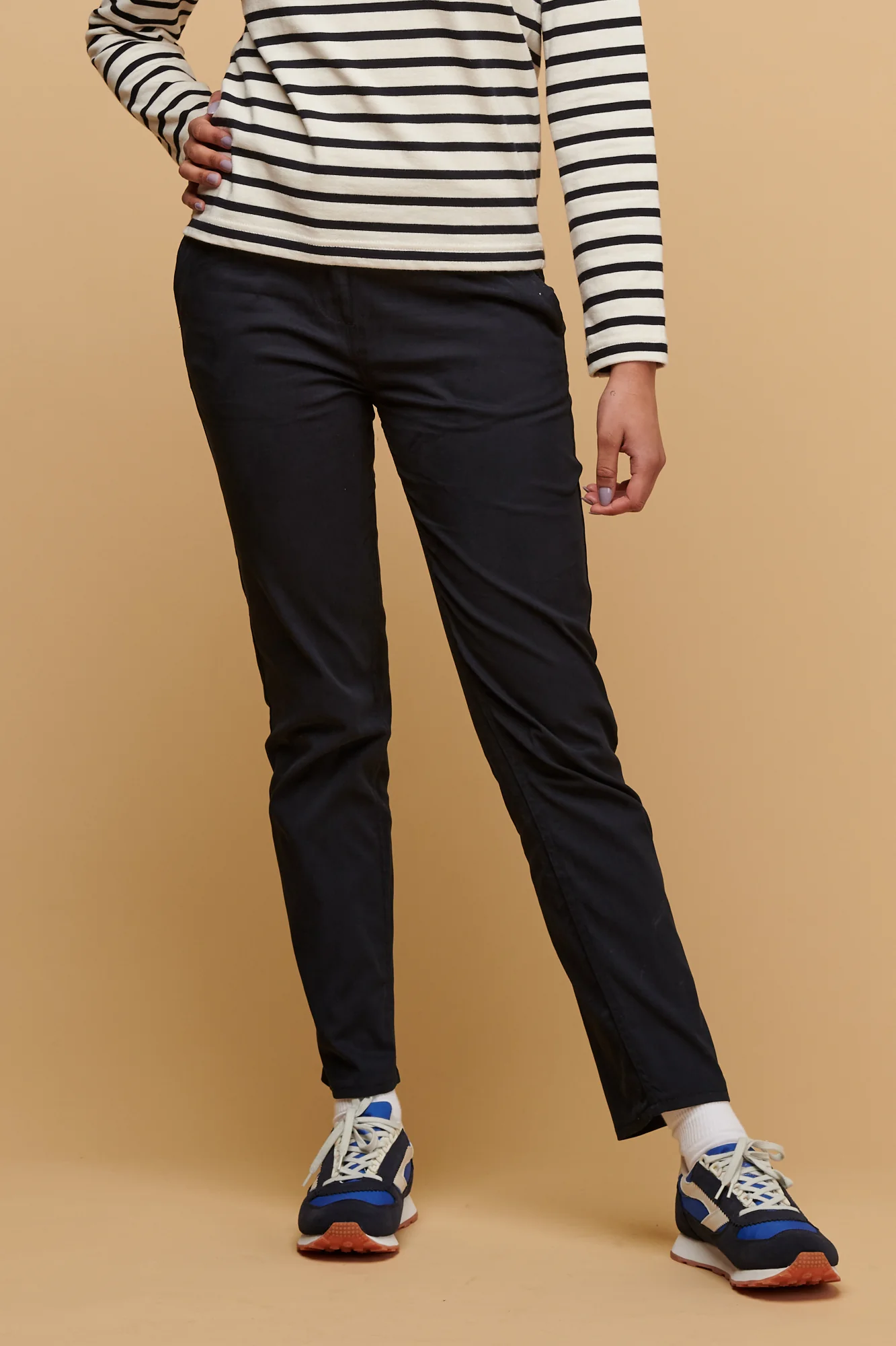 Women's Chino Slim Stretch - Navy - Image 3