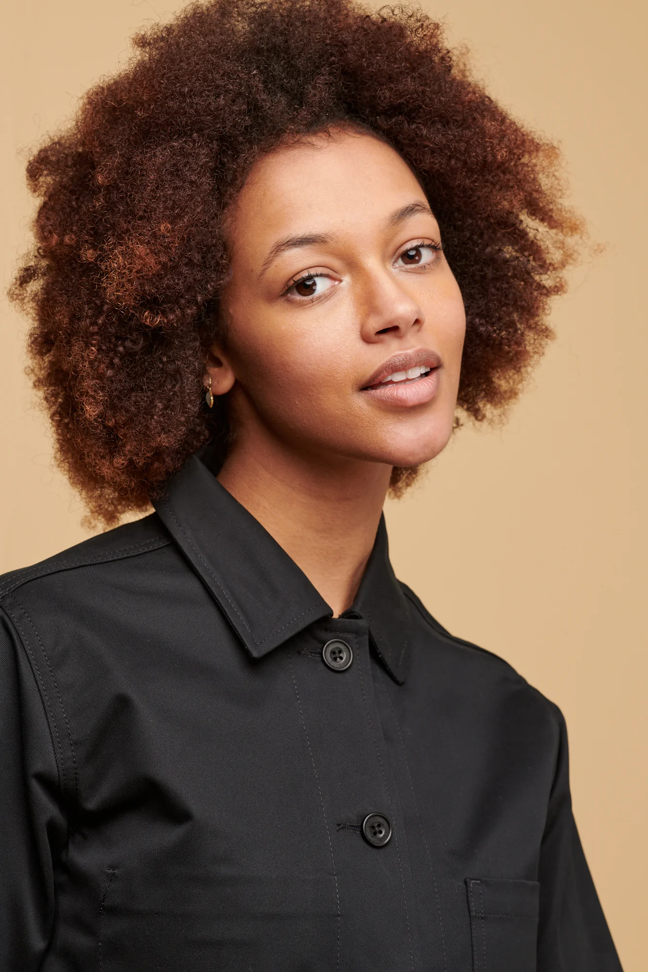 Women's Chore Jacket - Black - Image 4
