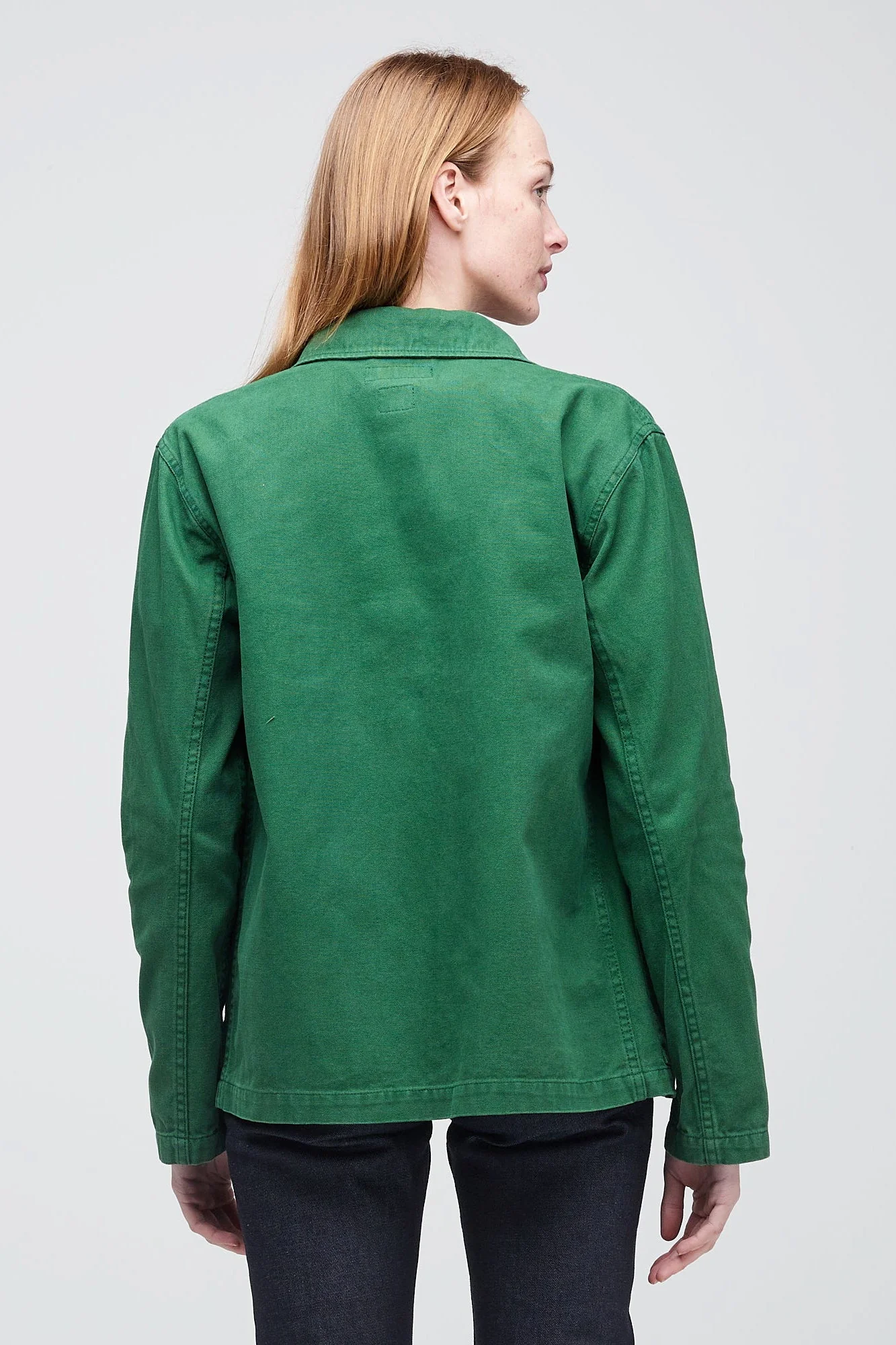 Women's Chore Jacket - Bottle Green - Image 3