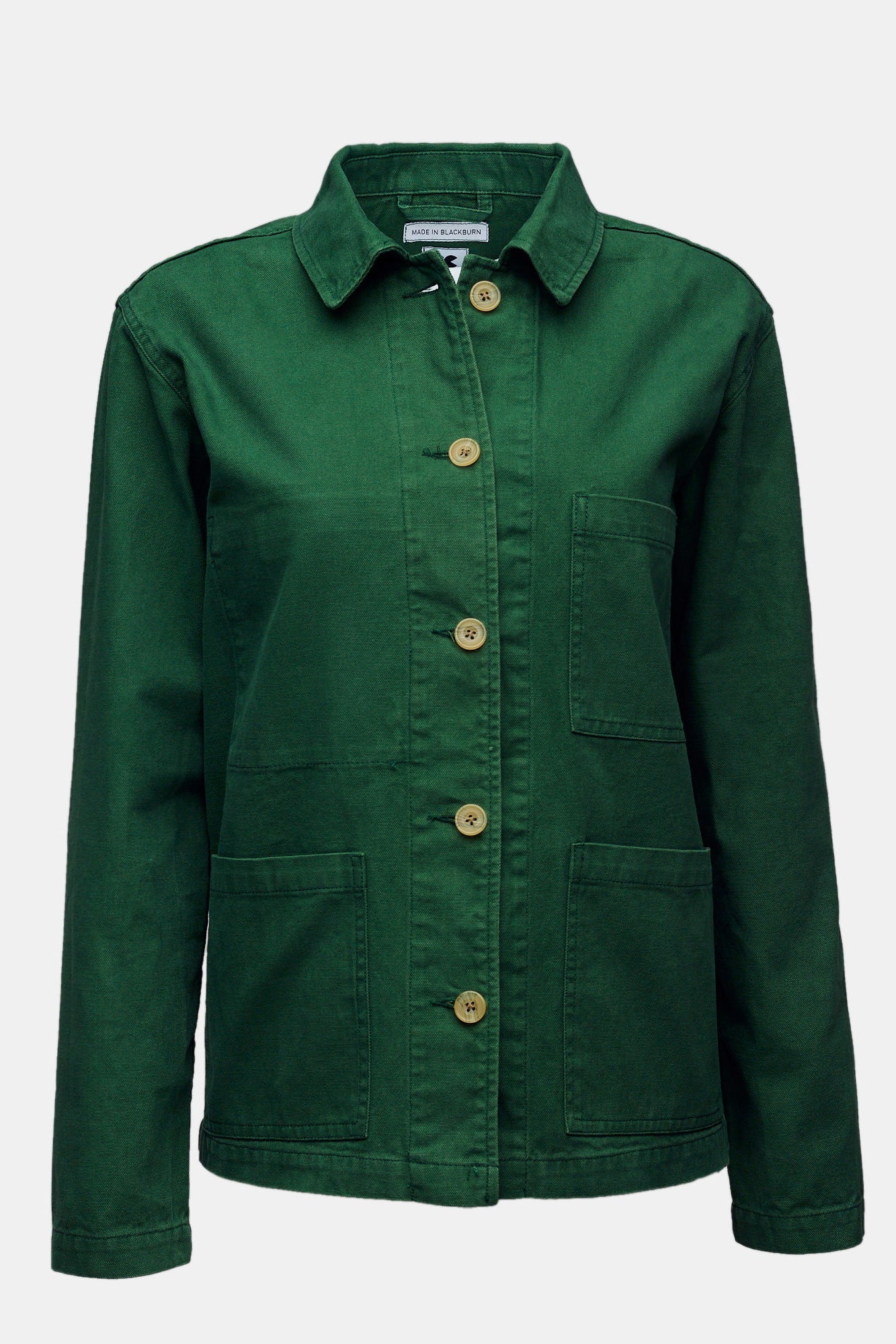 Women's Chore Jacket - Bottle Green - Image 5