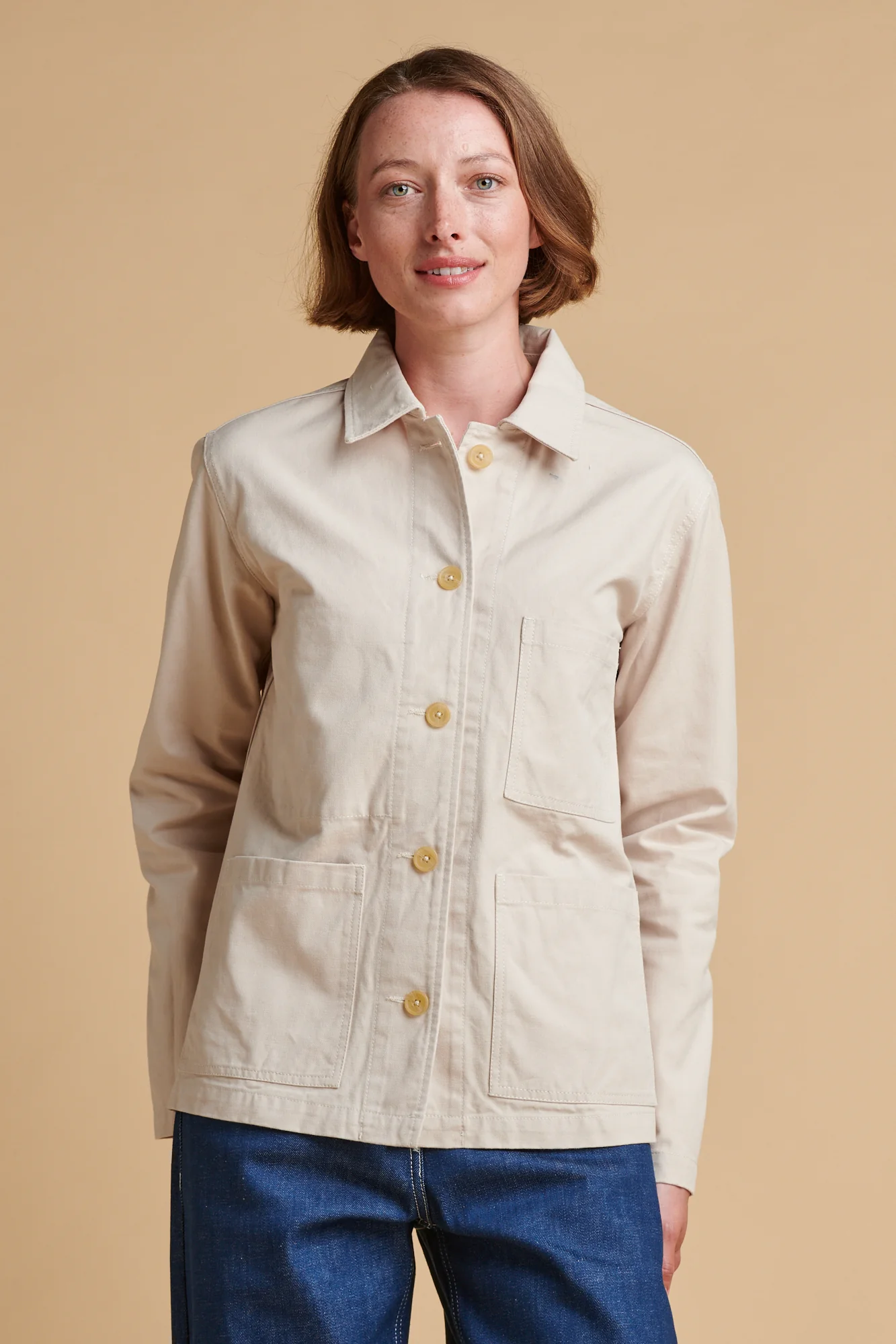 Women's Chore Jacket - Cream
