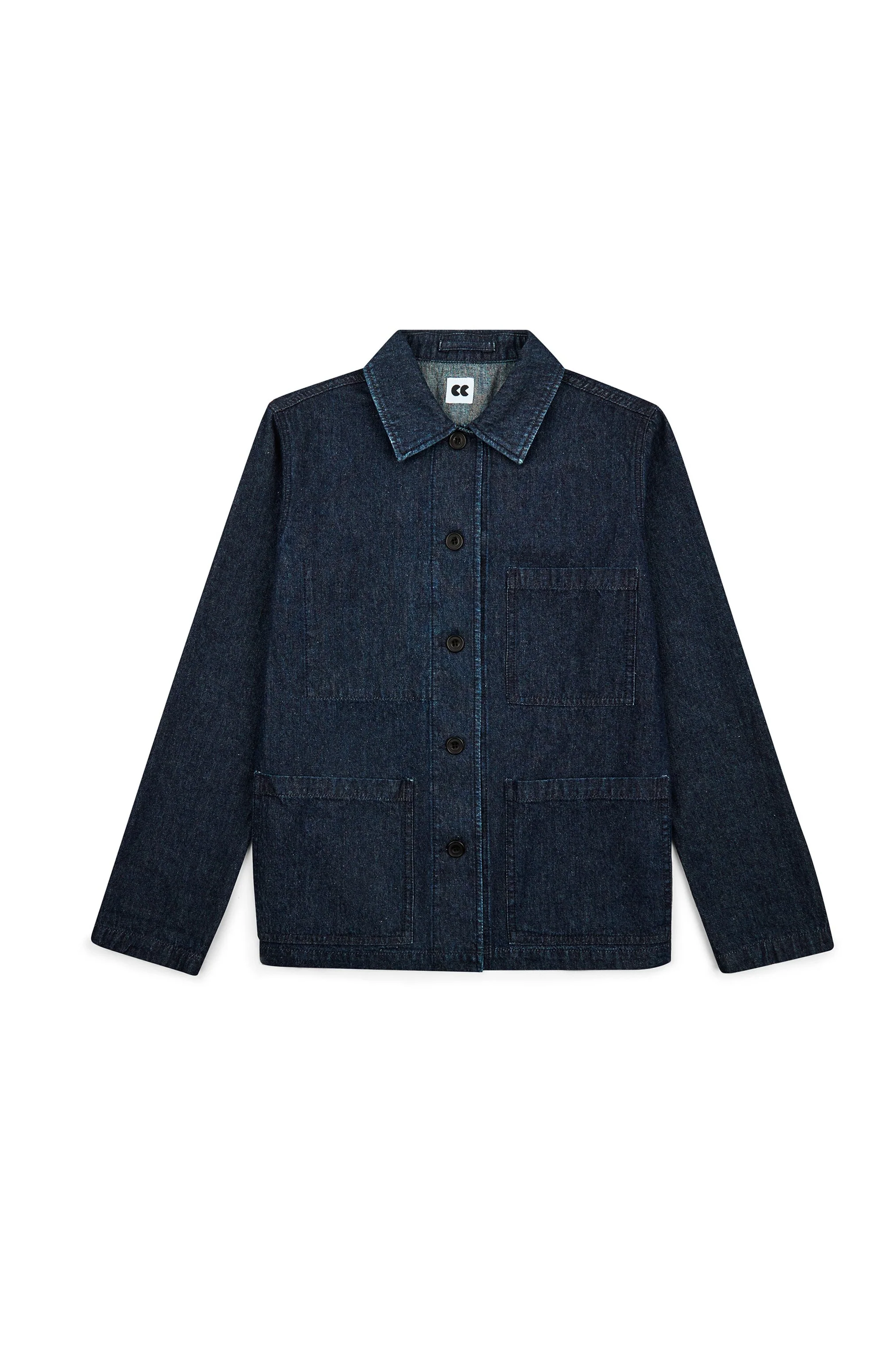 Women's Chore Jacket - Indigo Denim - Image 4