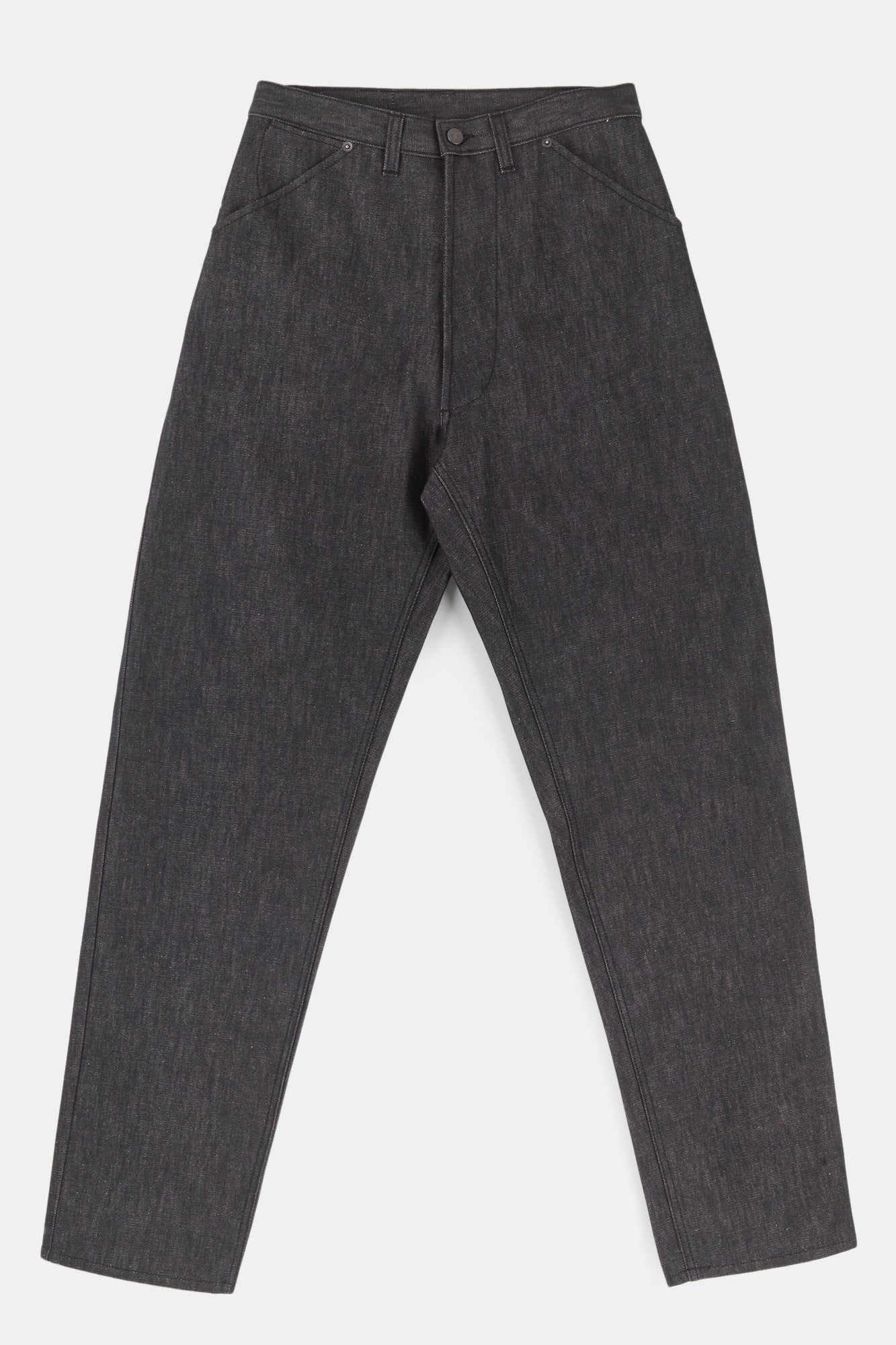 Women's Chore Wide Tapered Jean - Black - Image 7