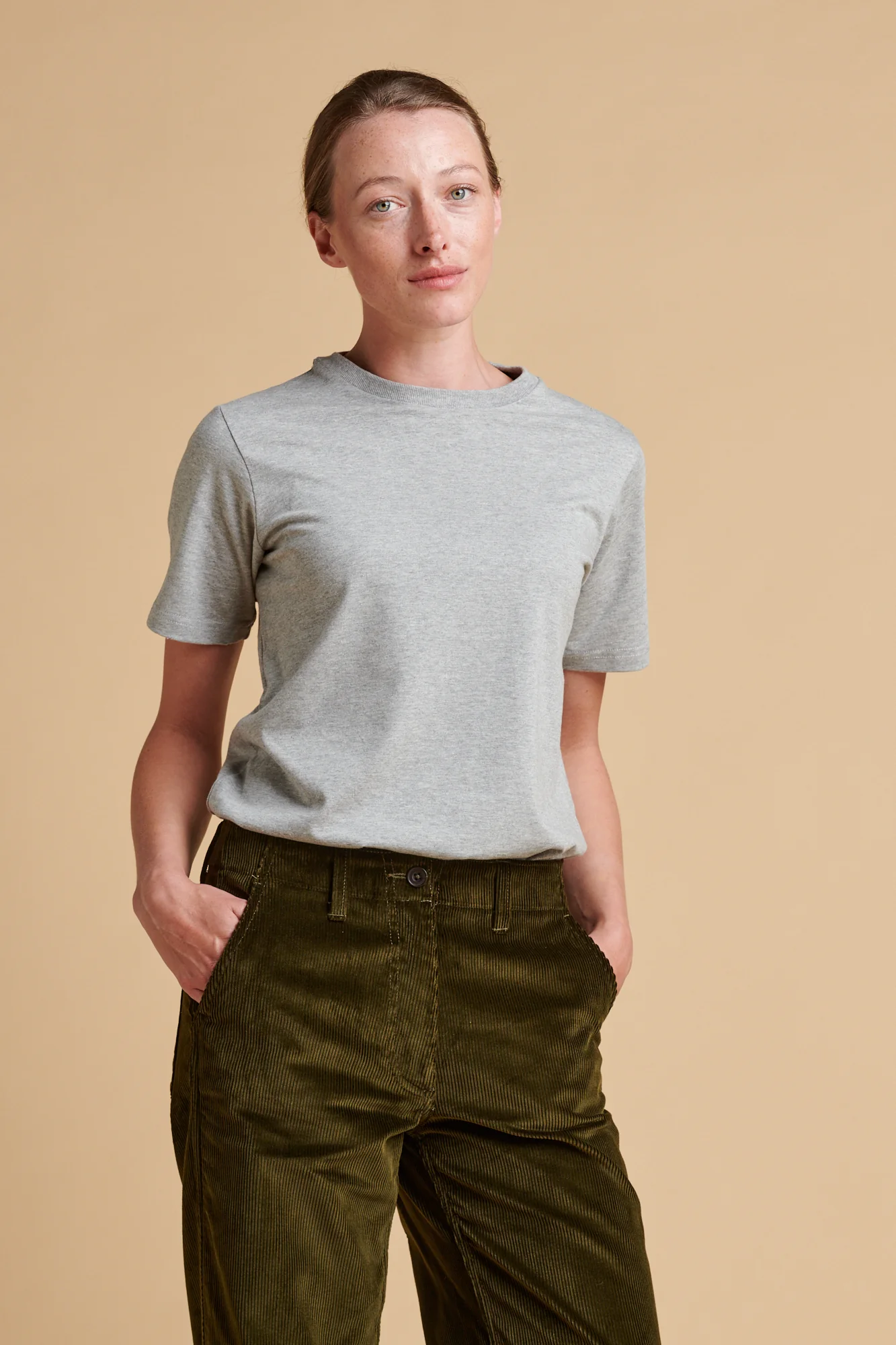 Women's Short Sleeve T Shirt - Grey - Image 4