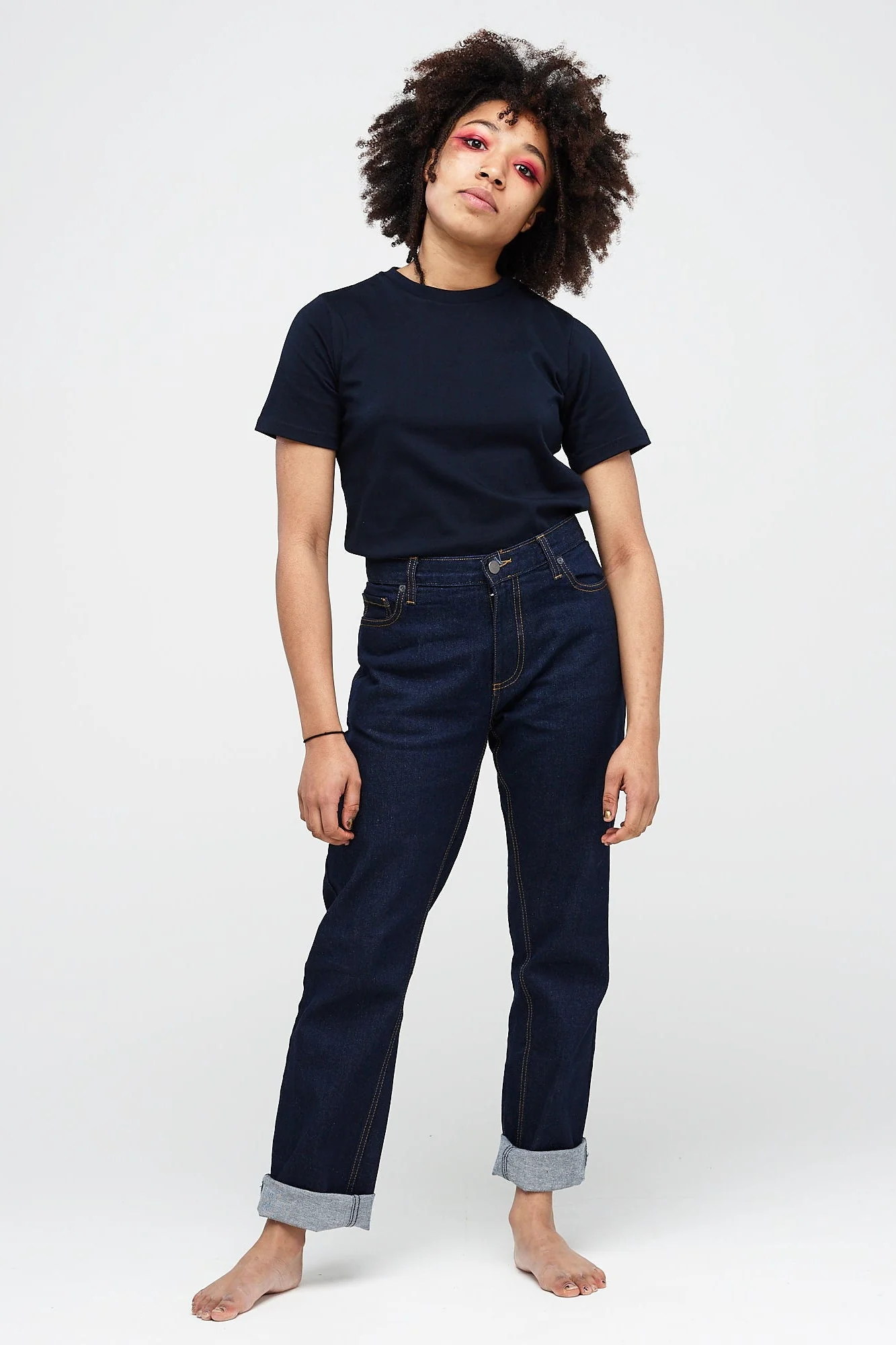 Women's Short Sleeve T Shirt - Navy - Image 4