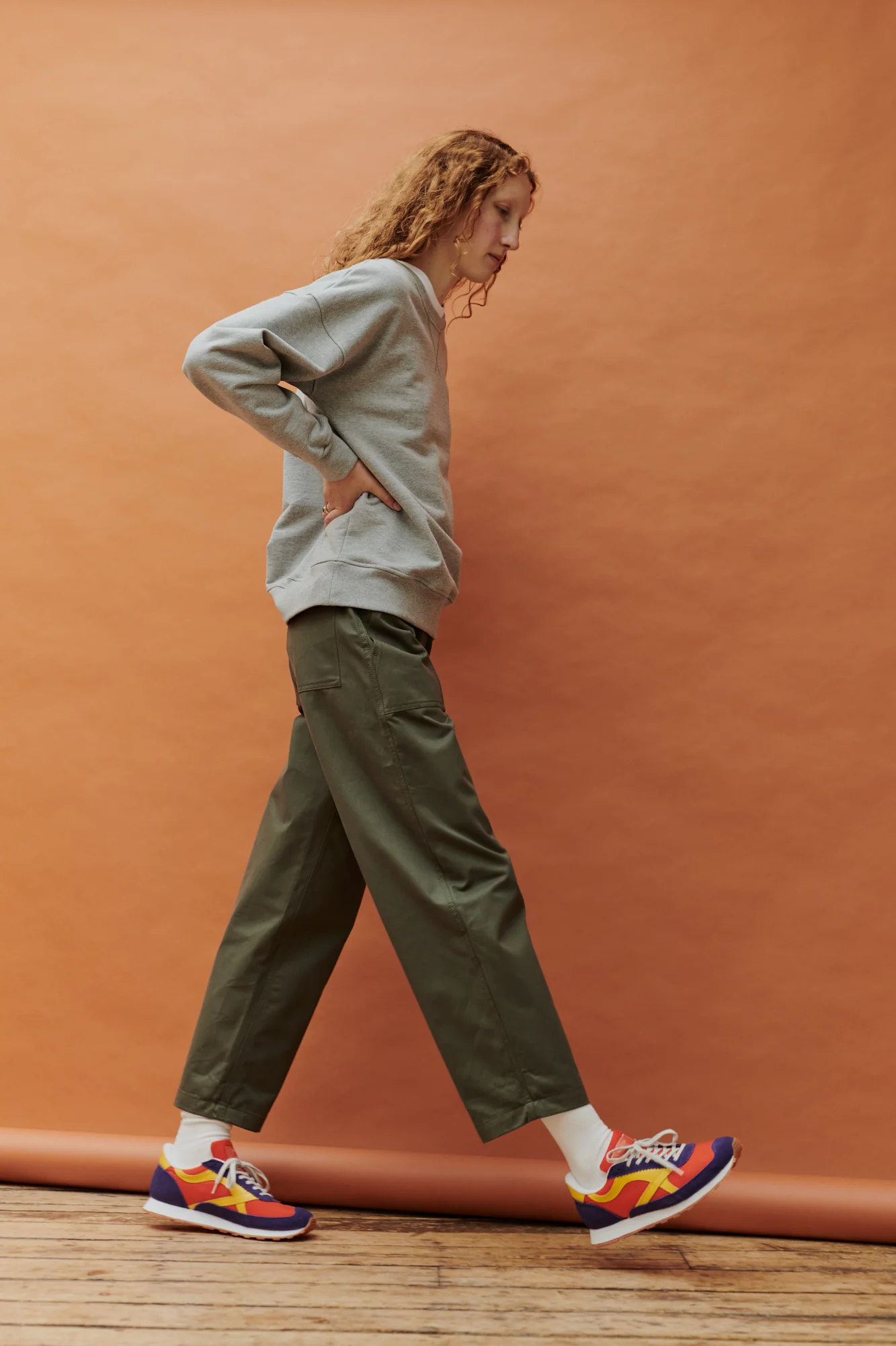 Women's Combat Heavyweight 100% Cotton Twill Trousers - Olive