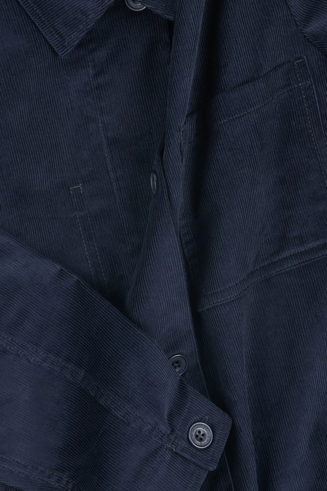 Womens Elena Corduroy Overshirt - Navy - Image 2
