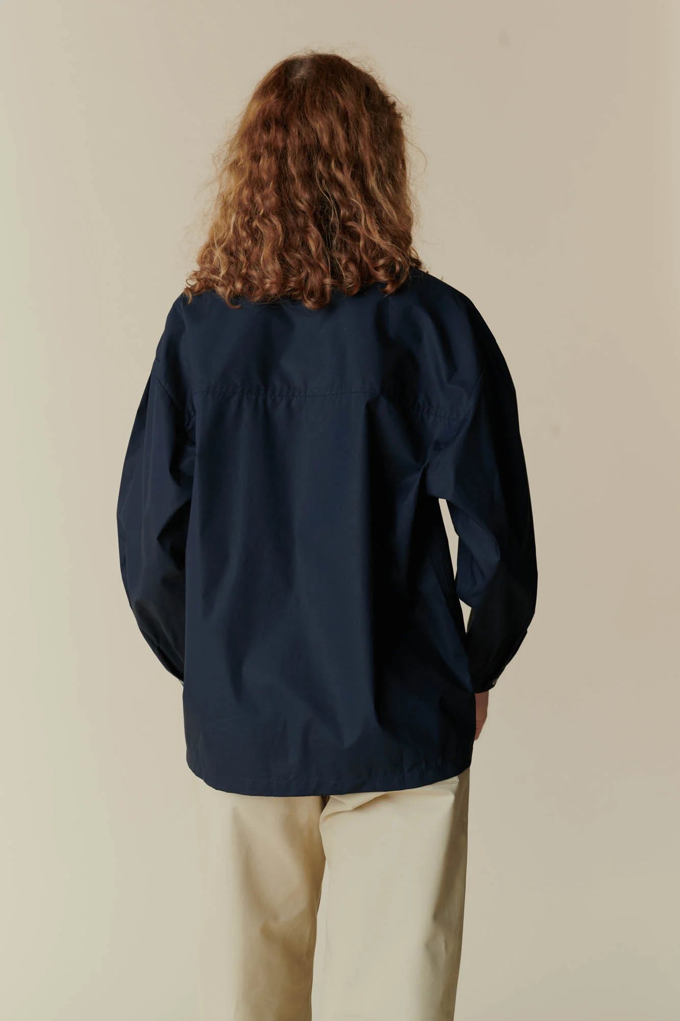 Women's Esme Long Sleeve Shirt - Navy - Image 5