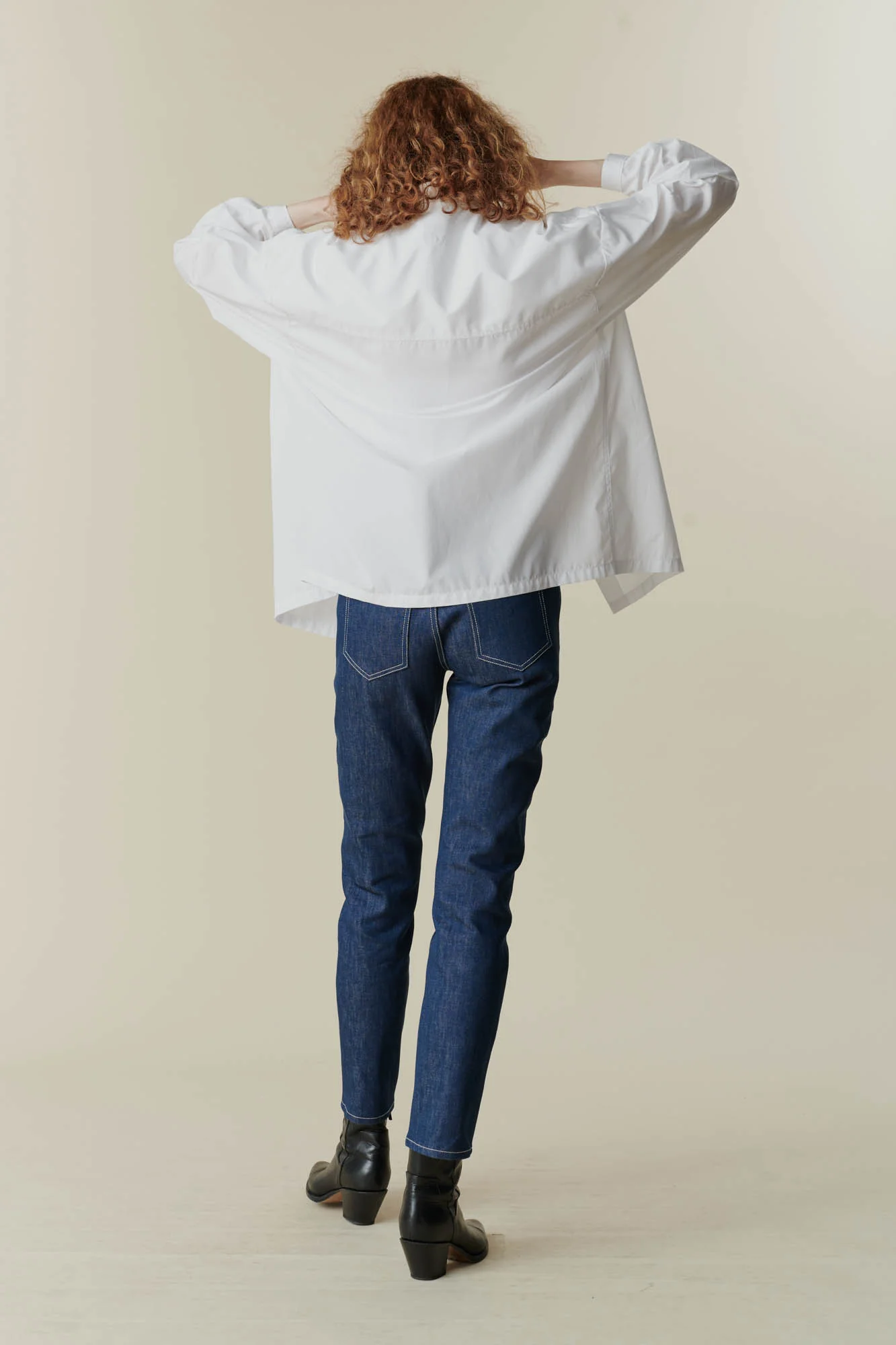 Women's Esme Long Sleeve Shirt - White - Image 4