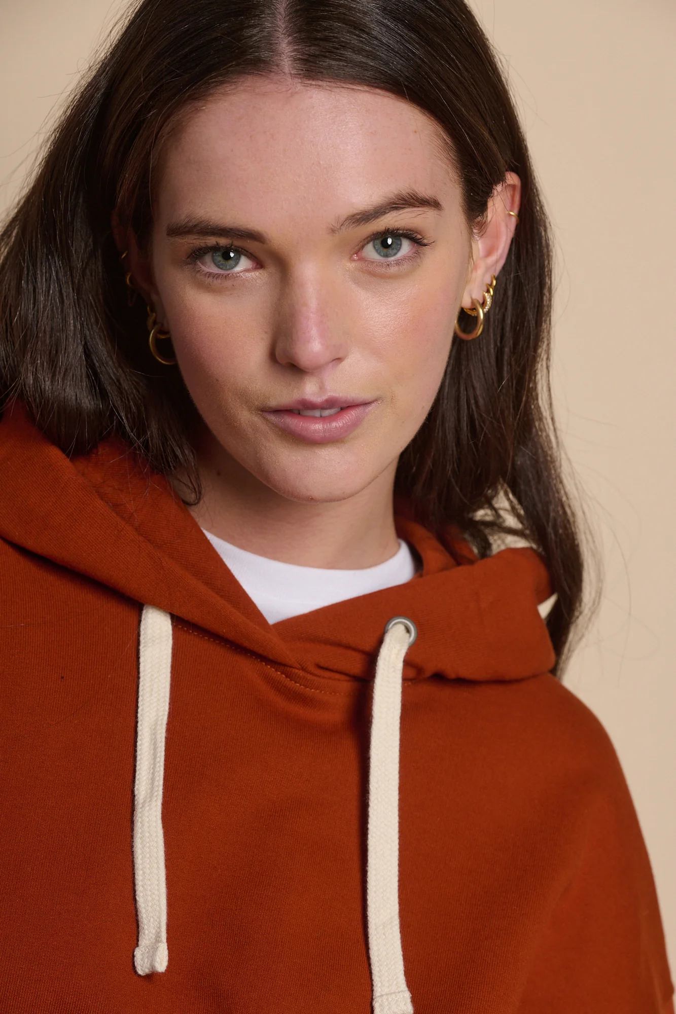 Women's Hooded Sweatshirt - Cinnamon - Image 3