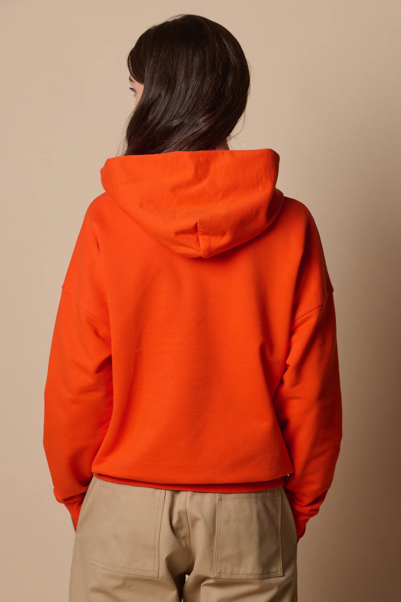 Women's Hooded Sweatshirt - Flame Red - Image 2