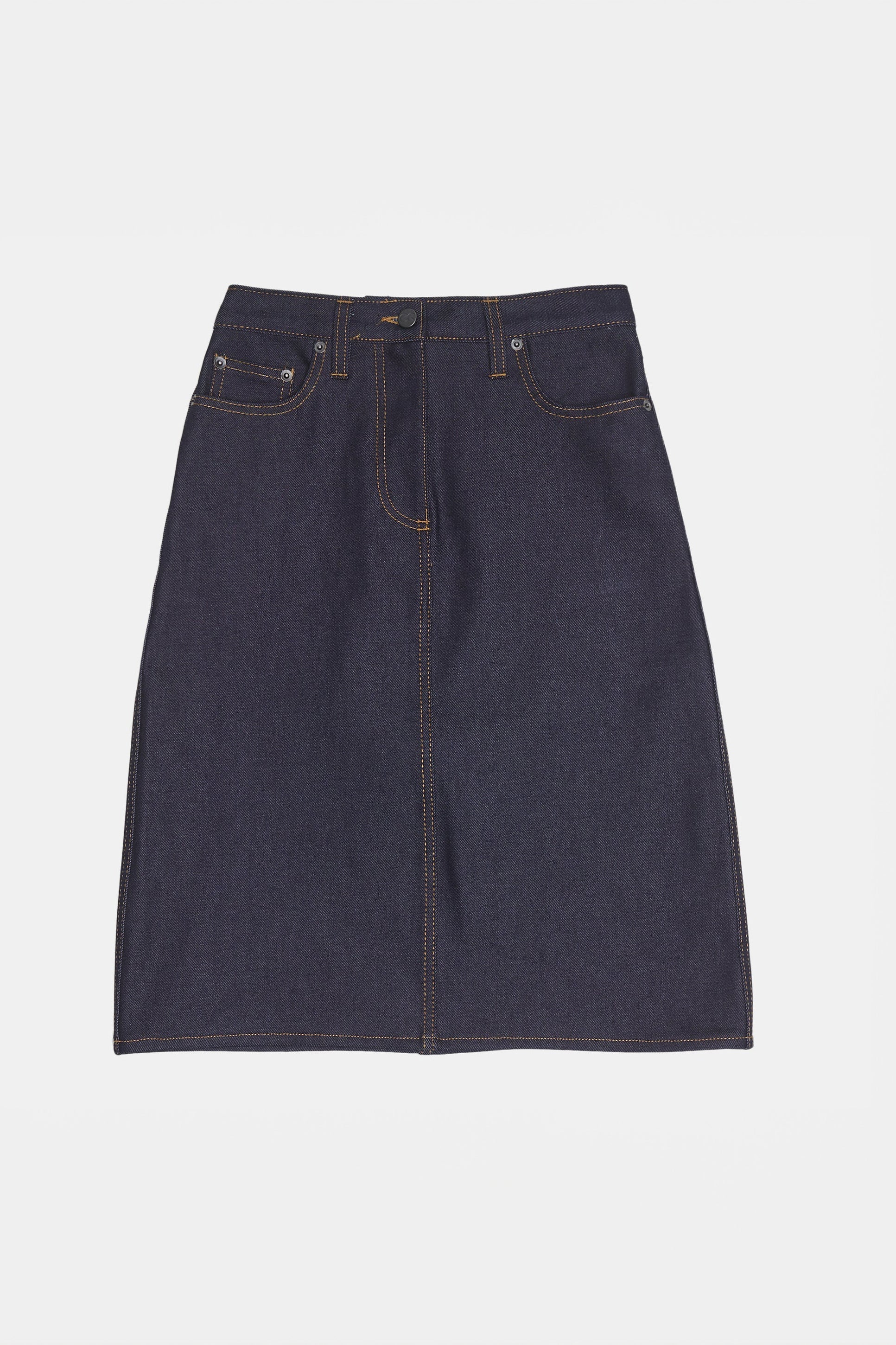 Women's Jean Skirt - Indigo Denim - Image 5