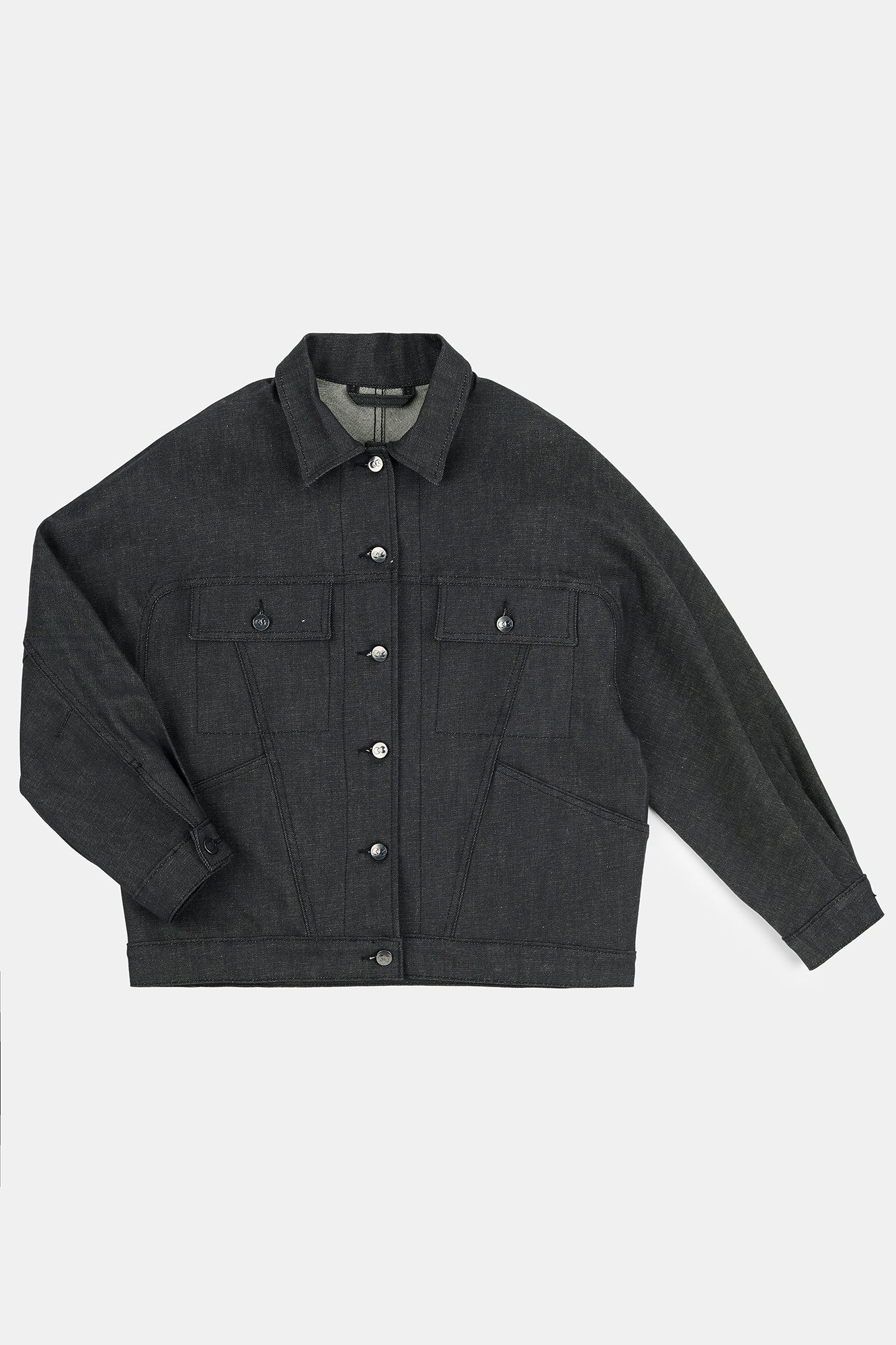 Women's Jodie Denim Jacket - Black - Image 4