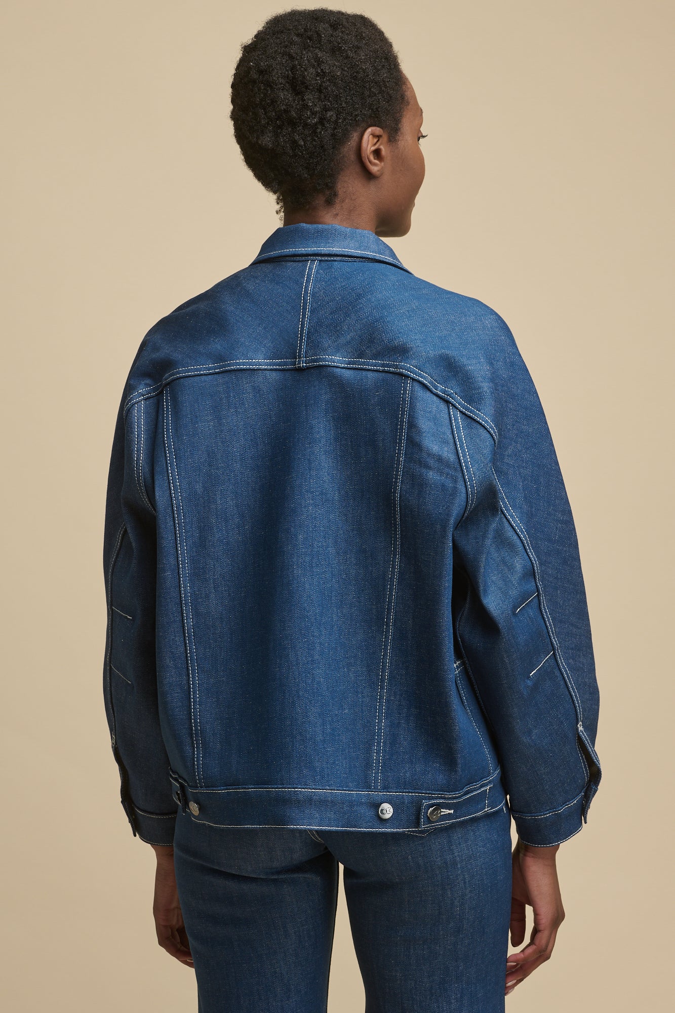 Women's Jodie Denim Jacket - Blue - Image 2