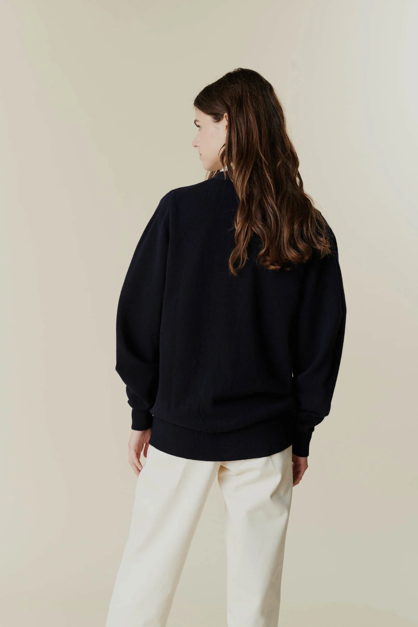 Women's Lambswool Cardigan - Black - Image 5