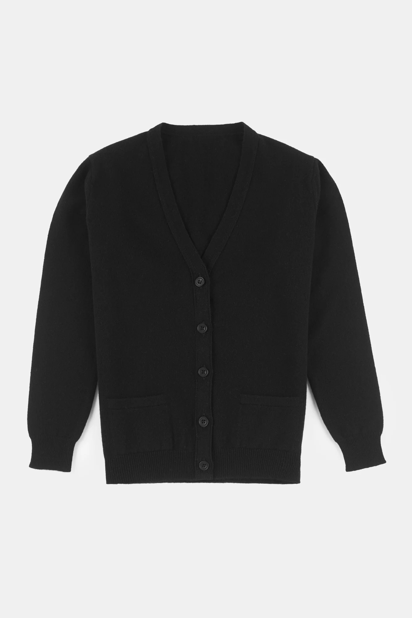 Women's Lambswool Cardigan - Black - Image 6