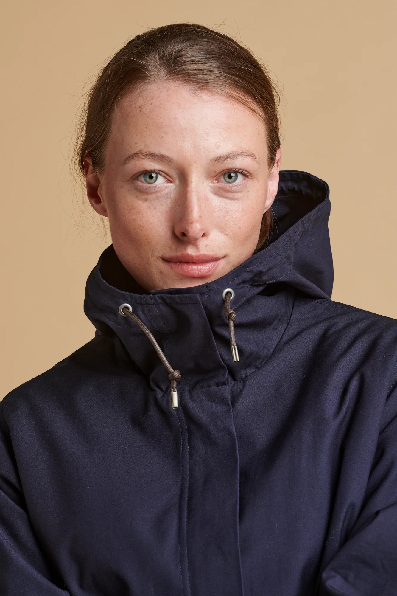 Women's Long Parka - Navy - Image 3