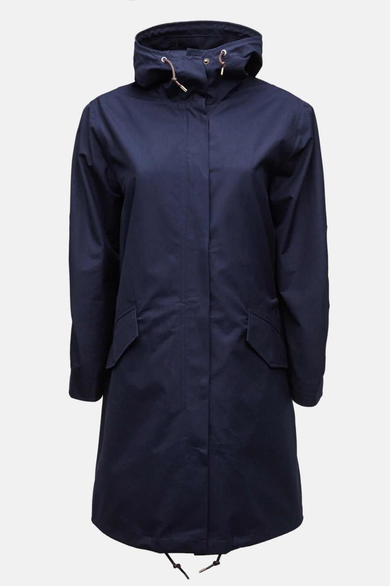 Women's Long Parka - Navy - Image 5
