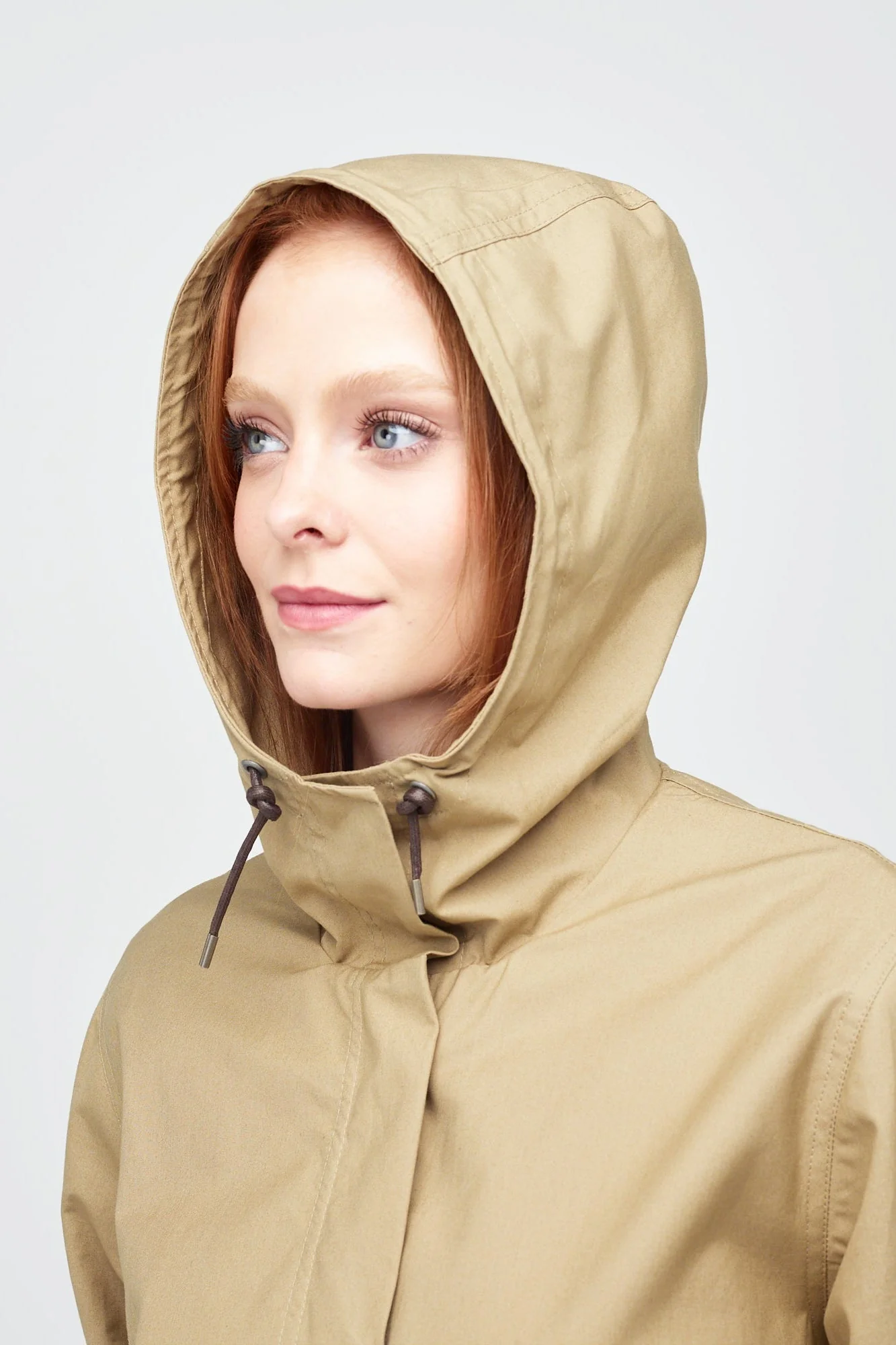 Women's Long Parka - Stone - Image 4