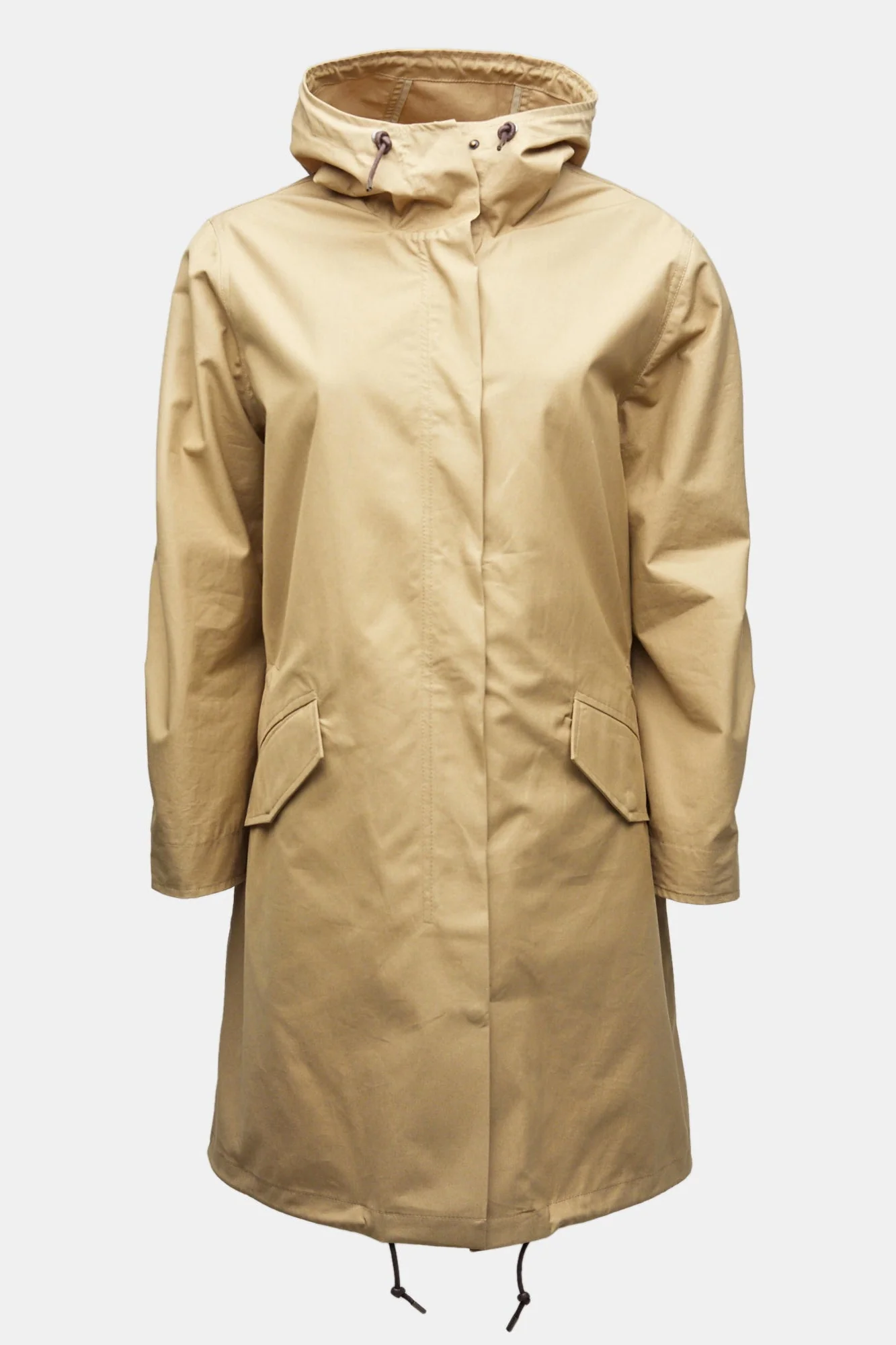 Women's Long Parka - Stone - Image 7