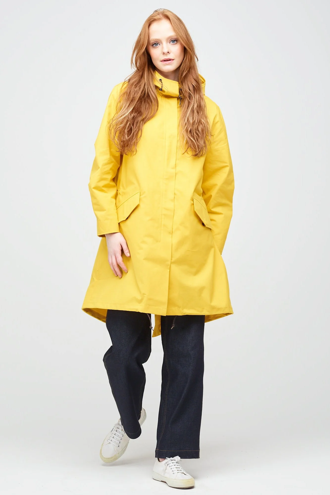 Women's Long Parka - Yellow - Image 2