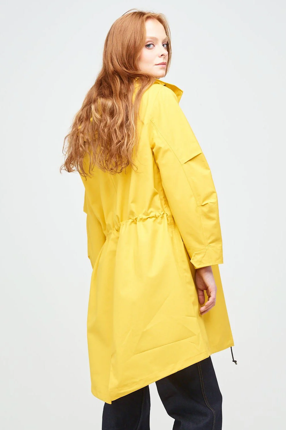 Women's Long Parka - Yellow - Image 3