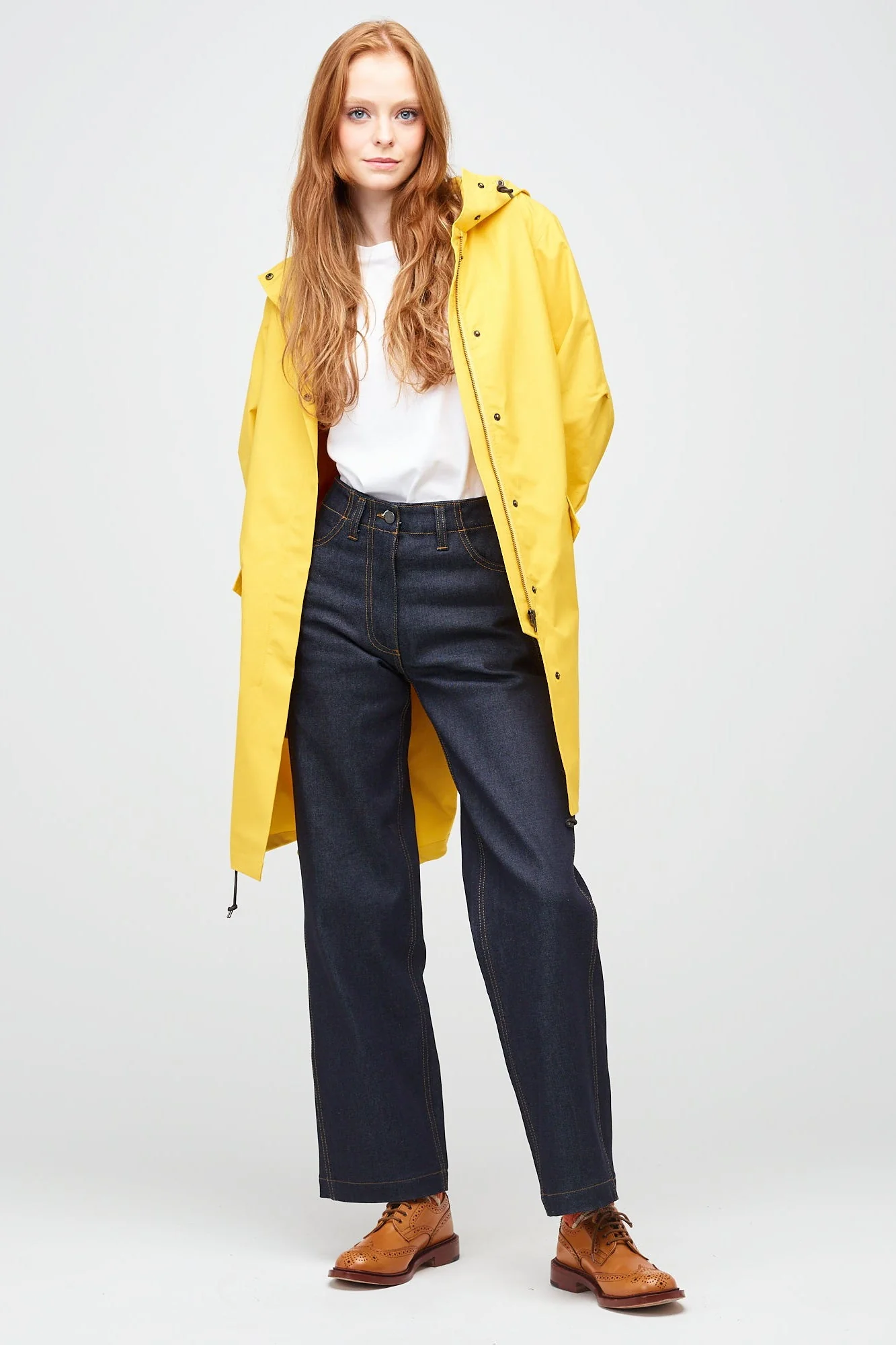Women's Long Parka - Yellow - Image 4