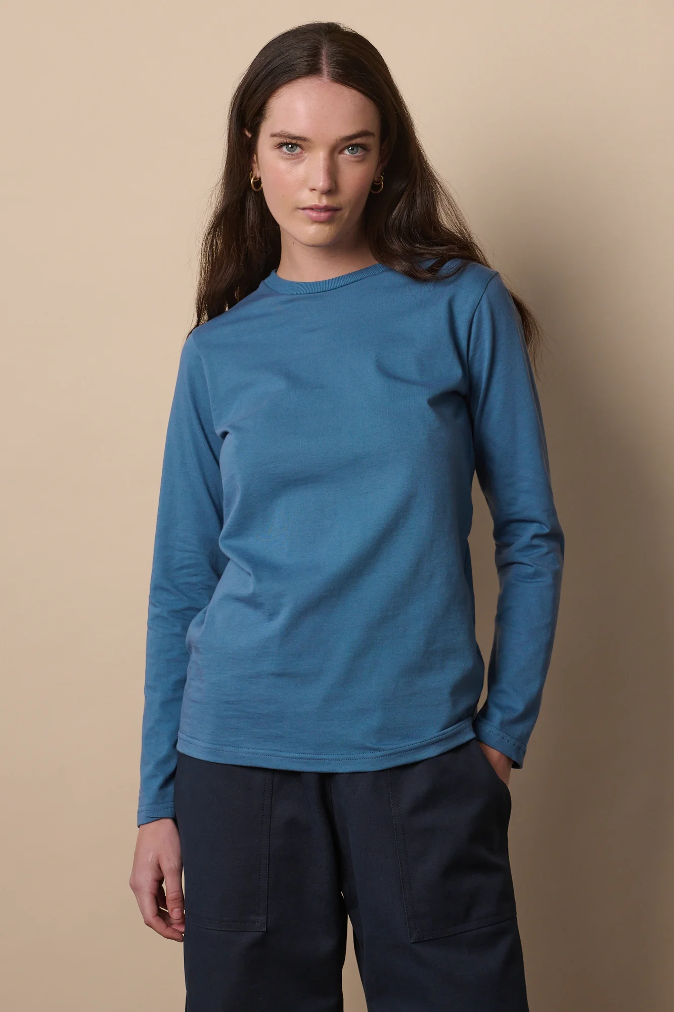 Women's Long Sleeve T Shirt RAF Blue - Image 3