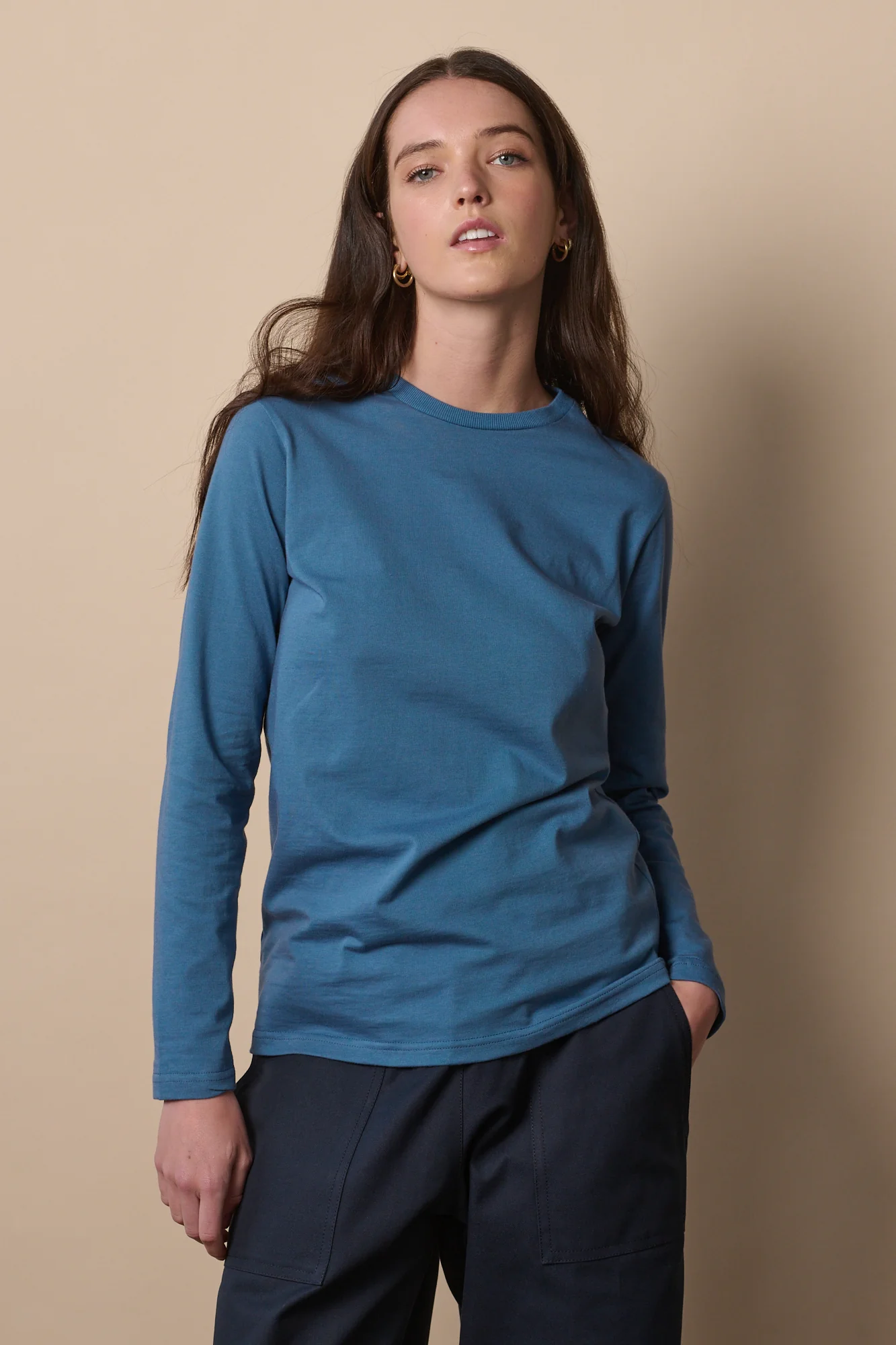 Women's Long Sleeve T Shirt RAF Blue - Image 4
