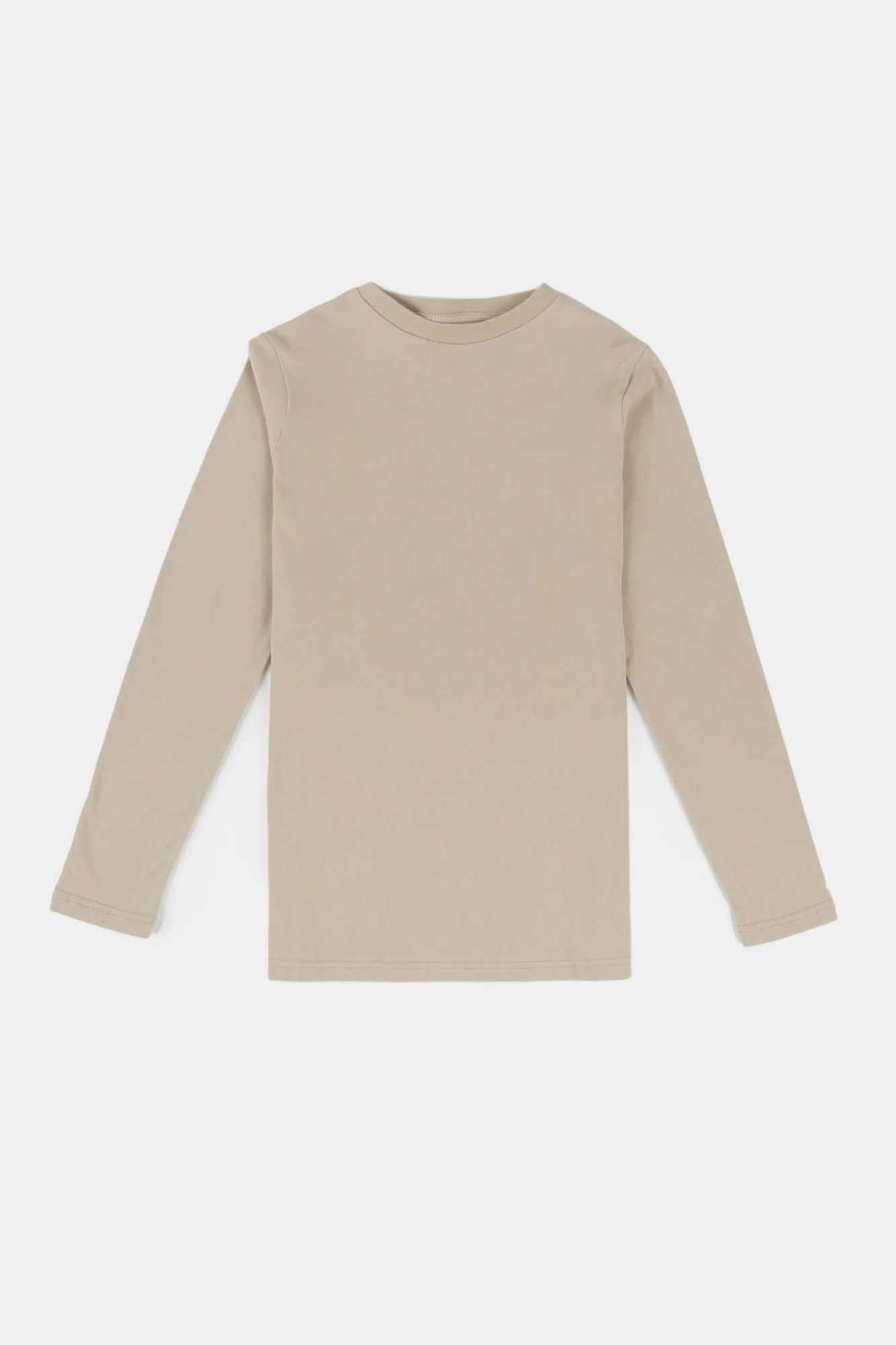Women's Long Sleeve T Shirt - Stone - Image 5