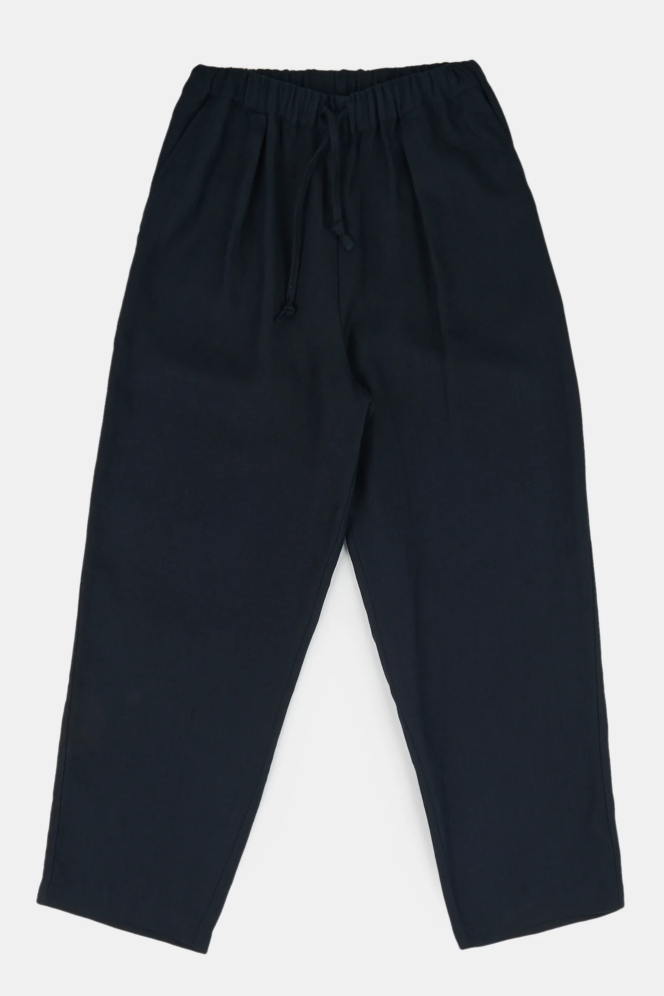 Women's Lorna Elasticated Waist Linen Trouser - Navy - Image 5