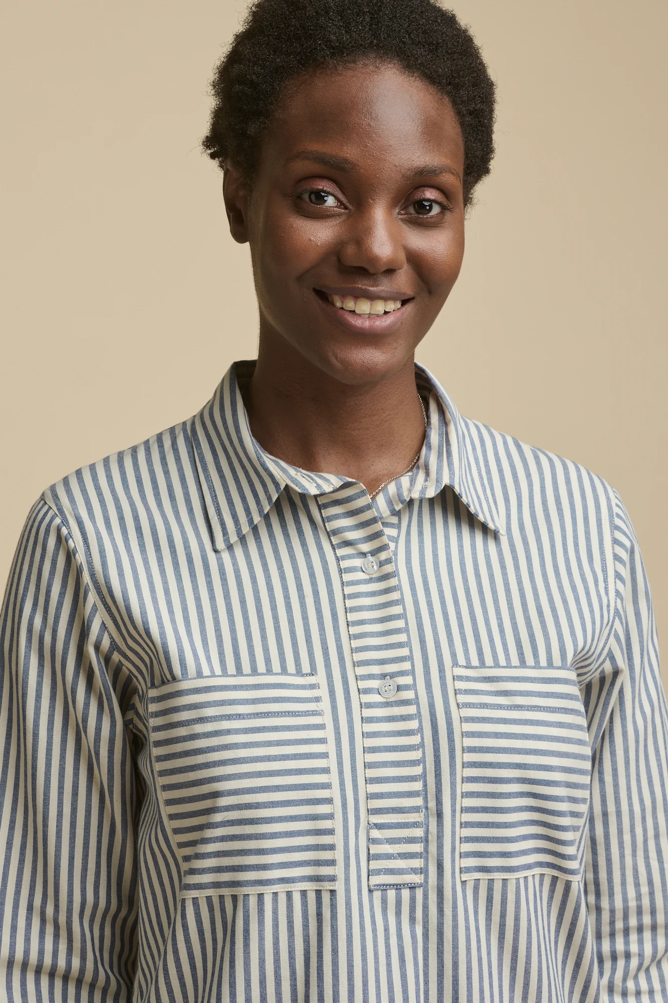 The Quarry Bank Women's Olivia Shirt Dress - Navy/White - Image 4