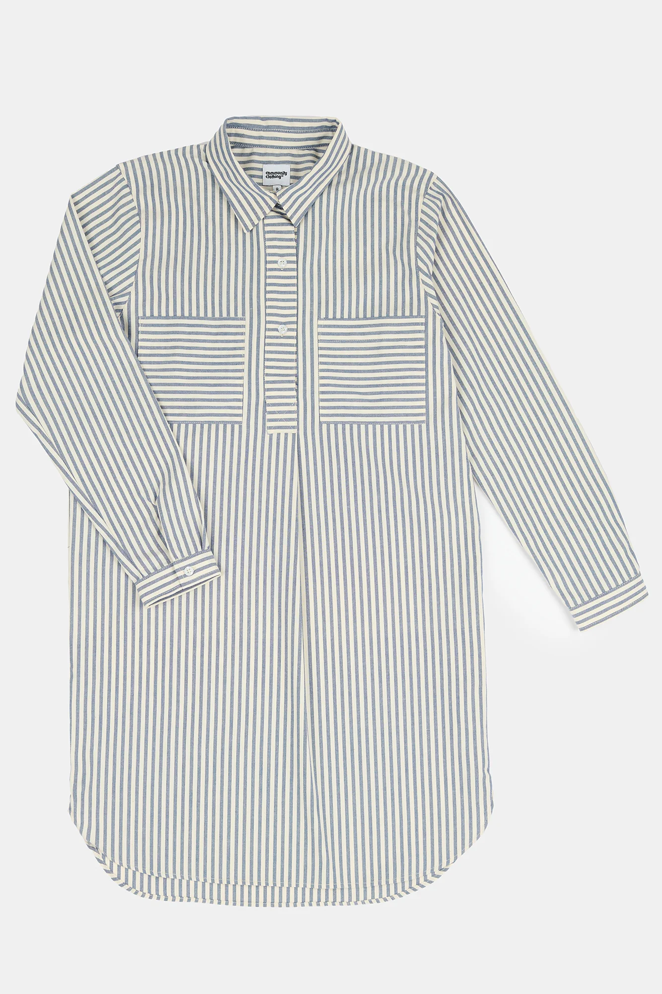 The Quarry Bank Women's Olivia Shirt Dress - Navy/White - Image 5