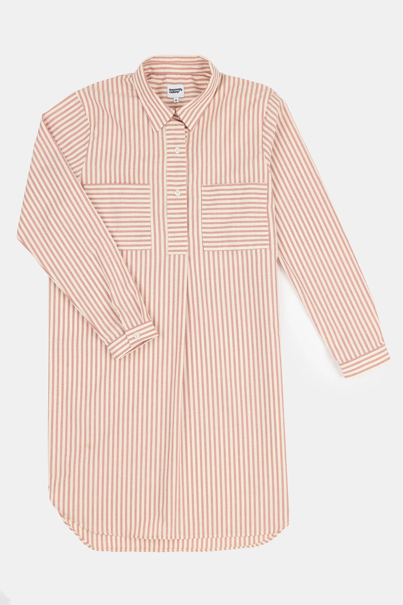 The Quarry Bank Women's Olivia Shirt Dress - Red/White - Image 4