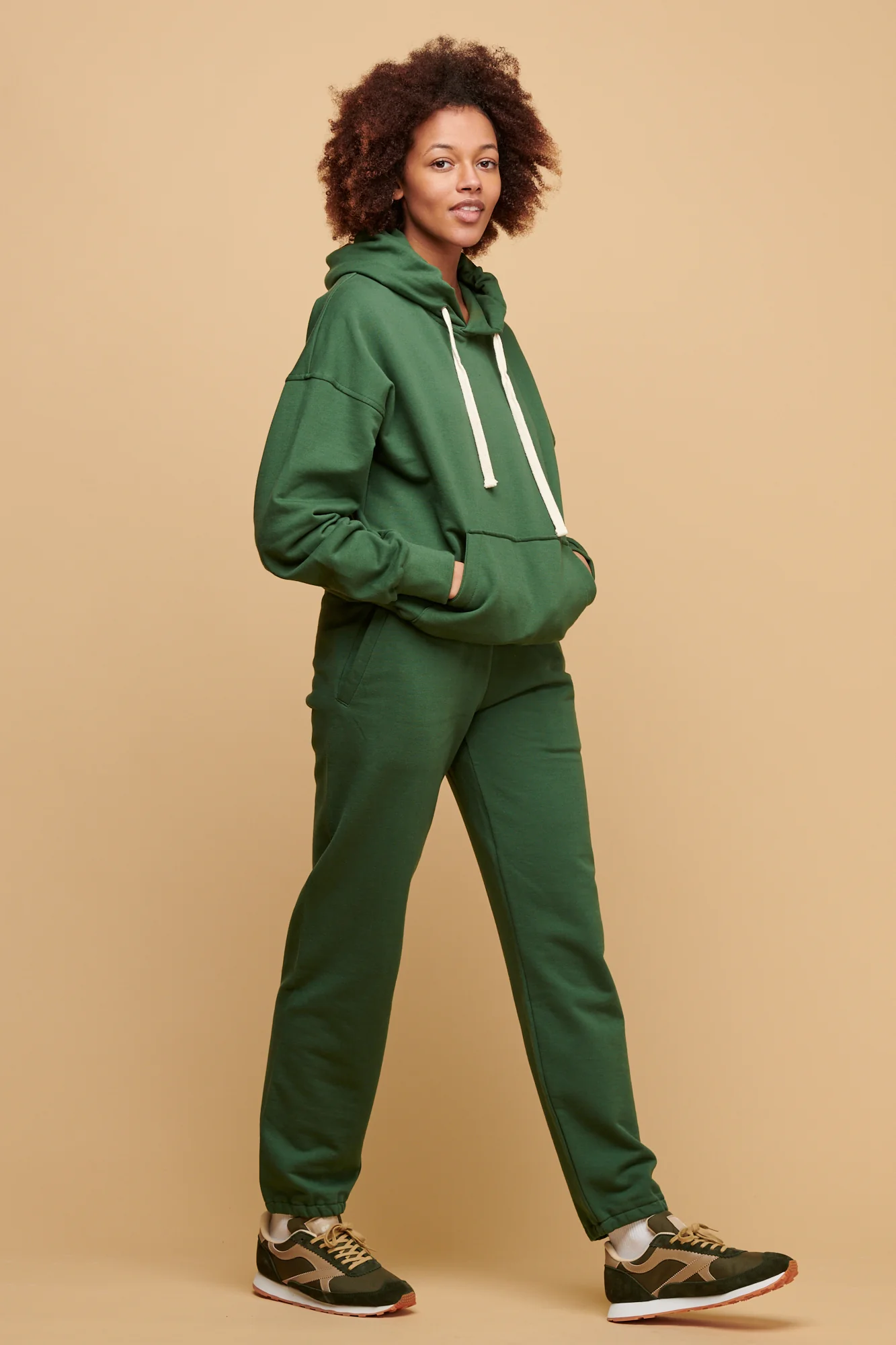 Women's Sweatpants - Bottle Green - Image 2