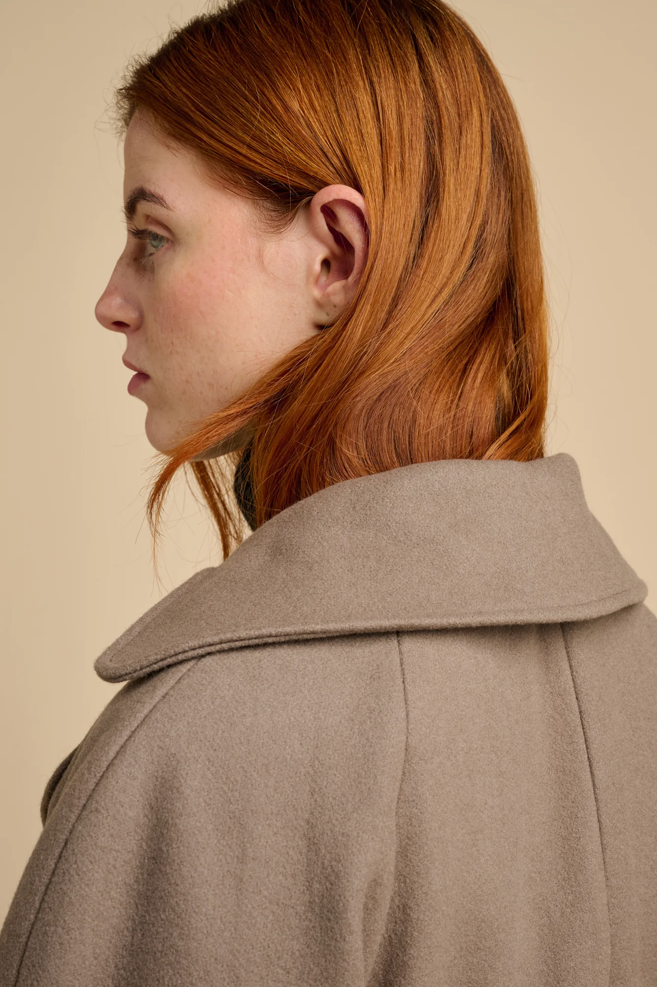 Women's Polo Coat - Truffle - Image 5