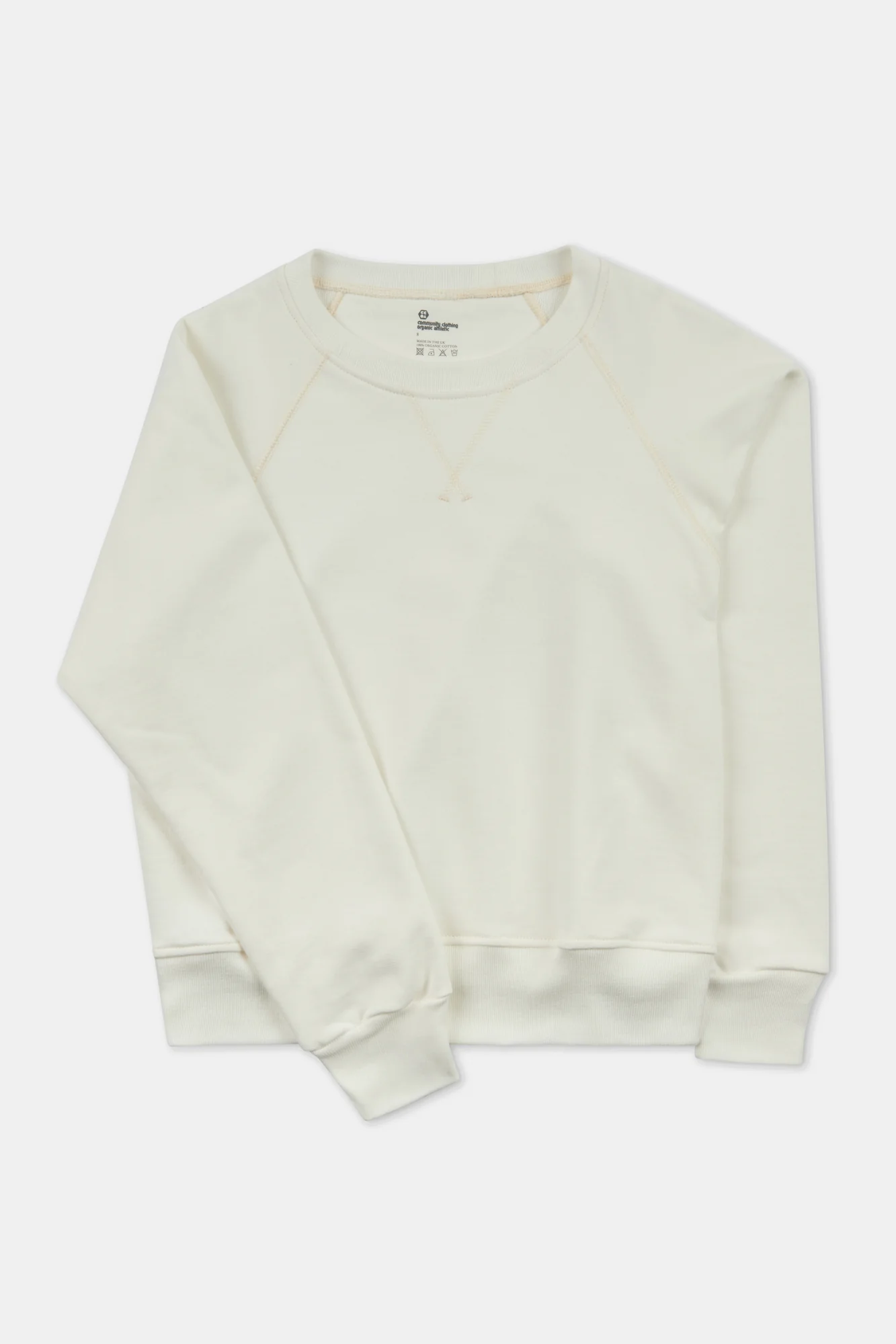 Women's Raglan Sweatshirt Plastic Free - Bone - Image 5