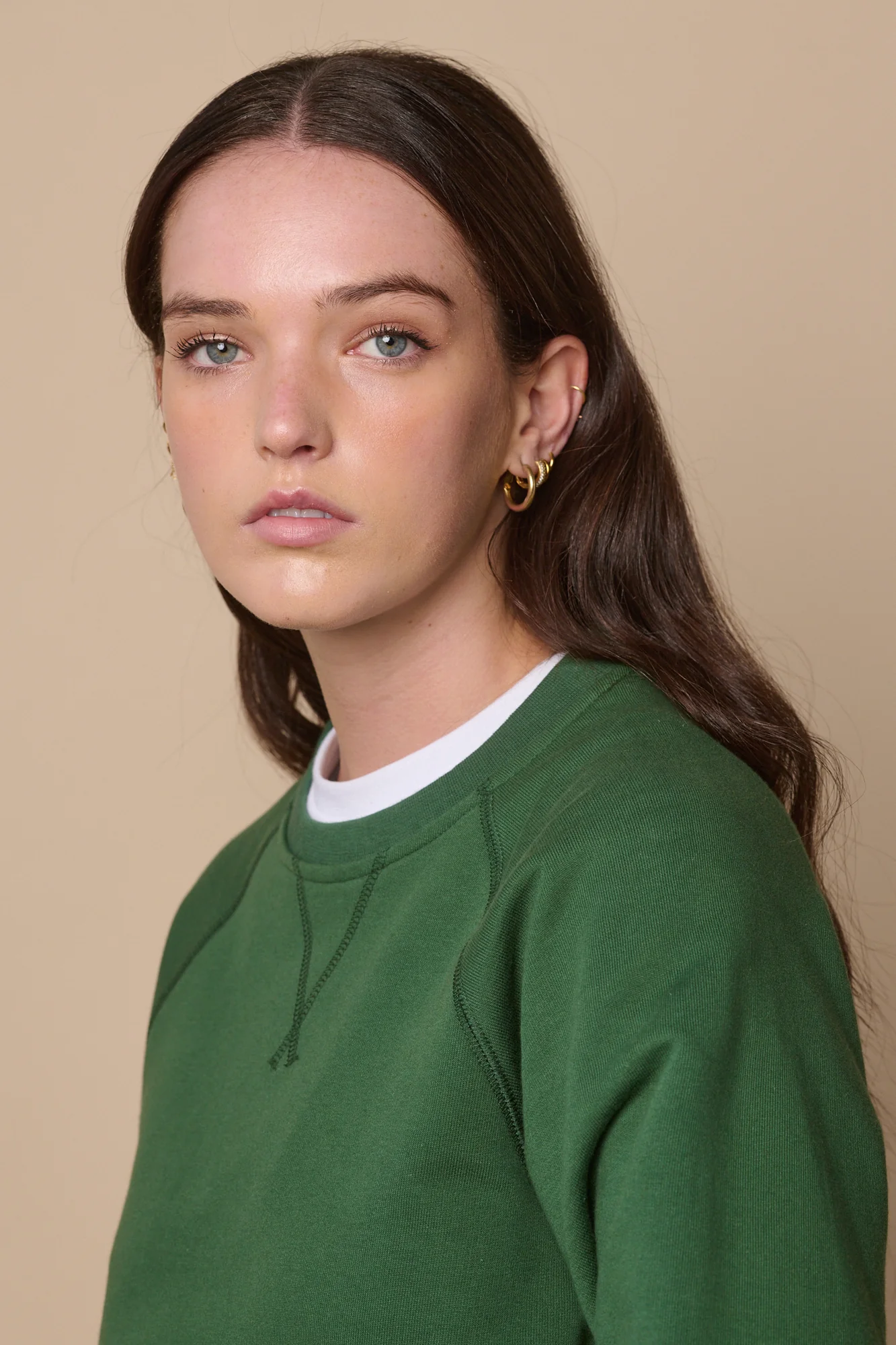 Women's Raglan Sweatshirt - Bottle Green - Image 4