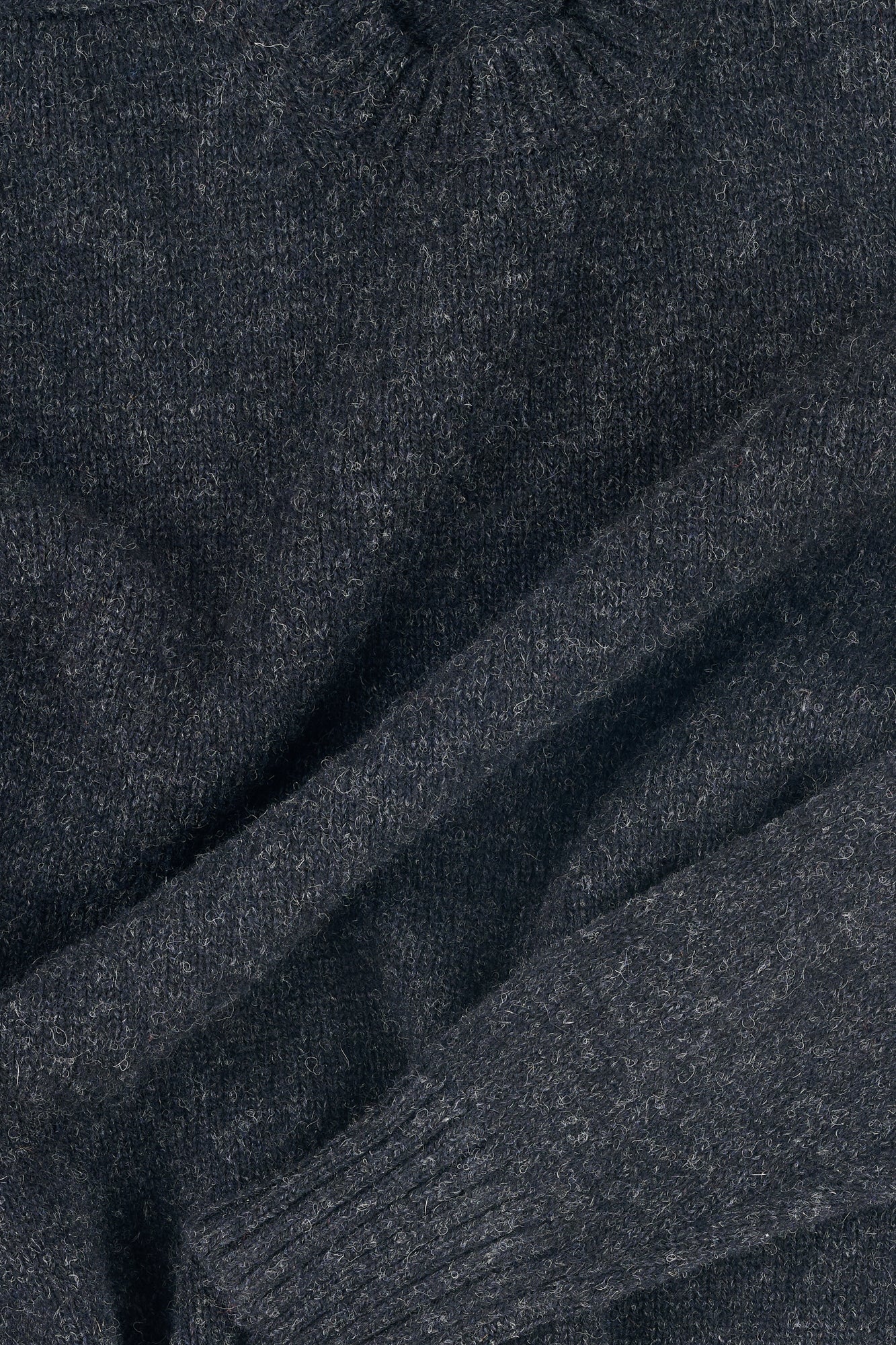 Women's Shetland Jumper - Charcoal - Image 6
