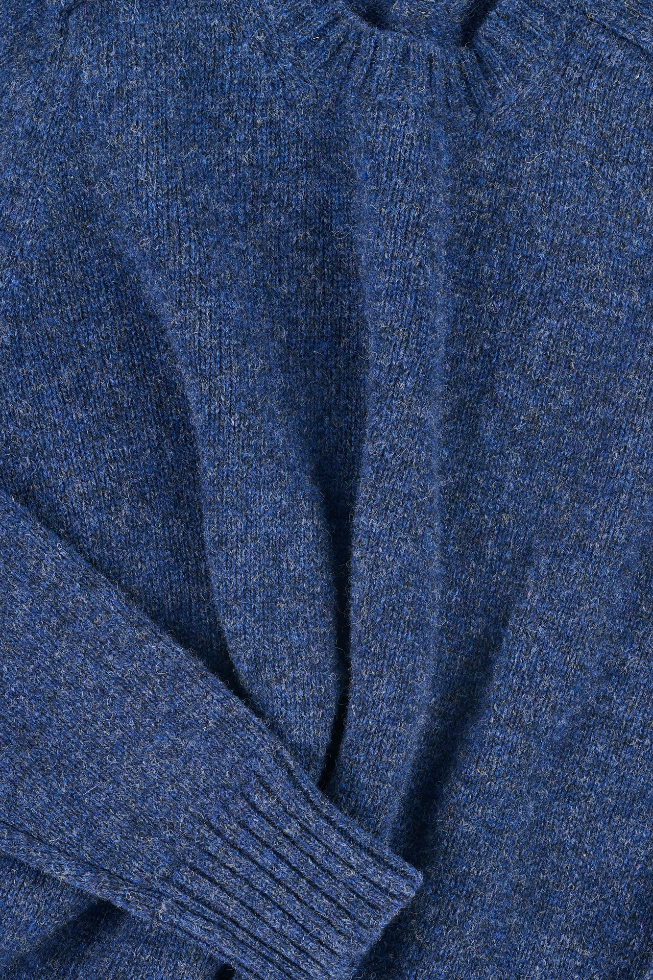 Women's Shetland Jumper - Denim Dark - Image 3