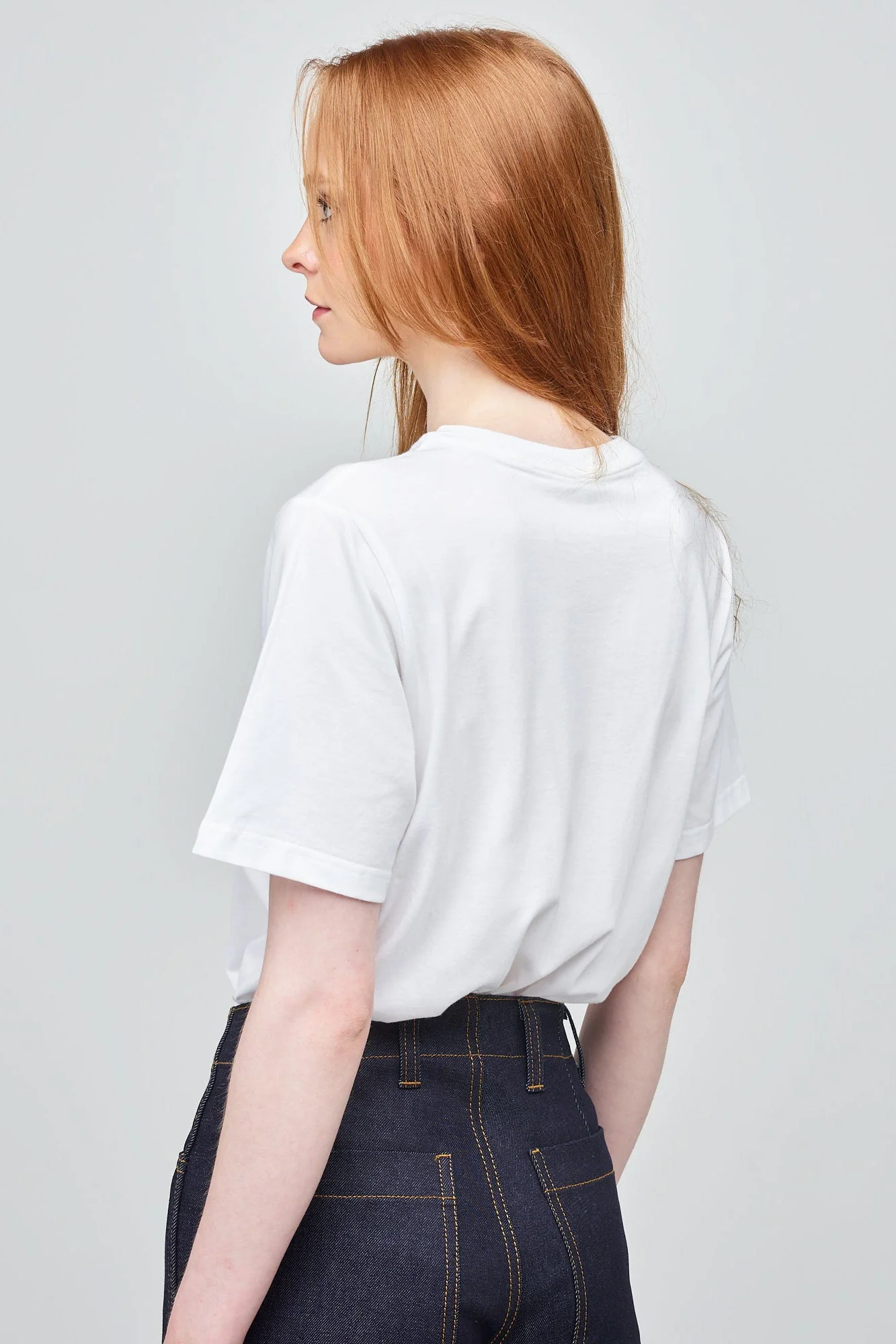 Women's Short Sleeve Logo T Shirt - White/Multi - Image 2