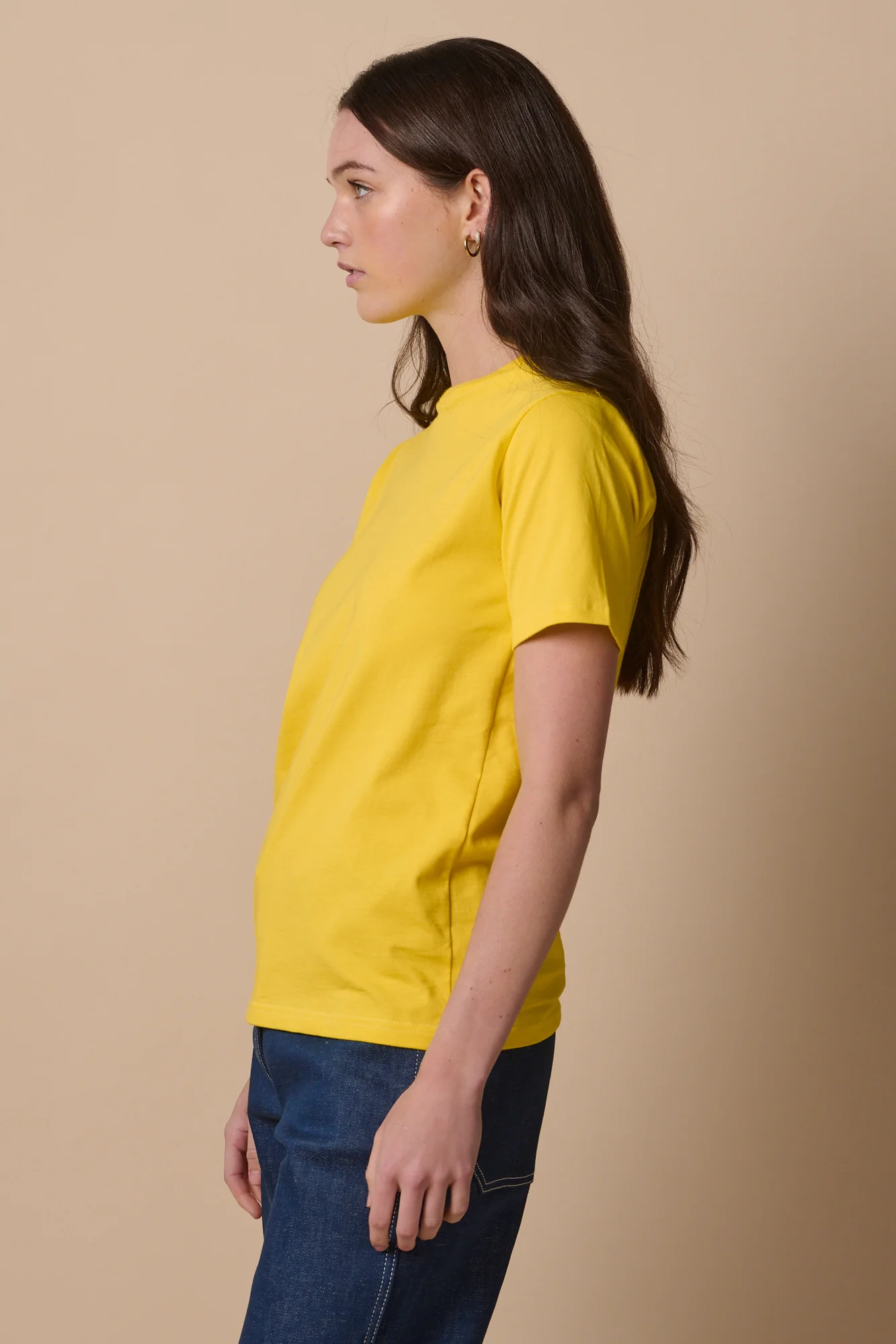 Women's Short Sleeve T Shirt - Canary Yellow - Image 3