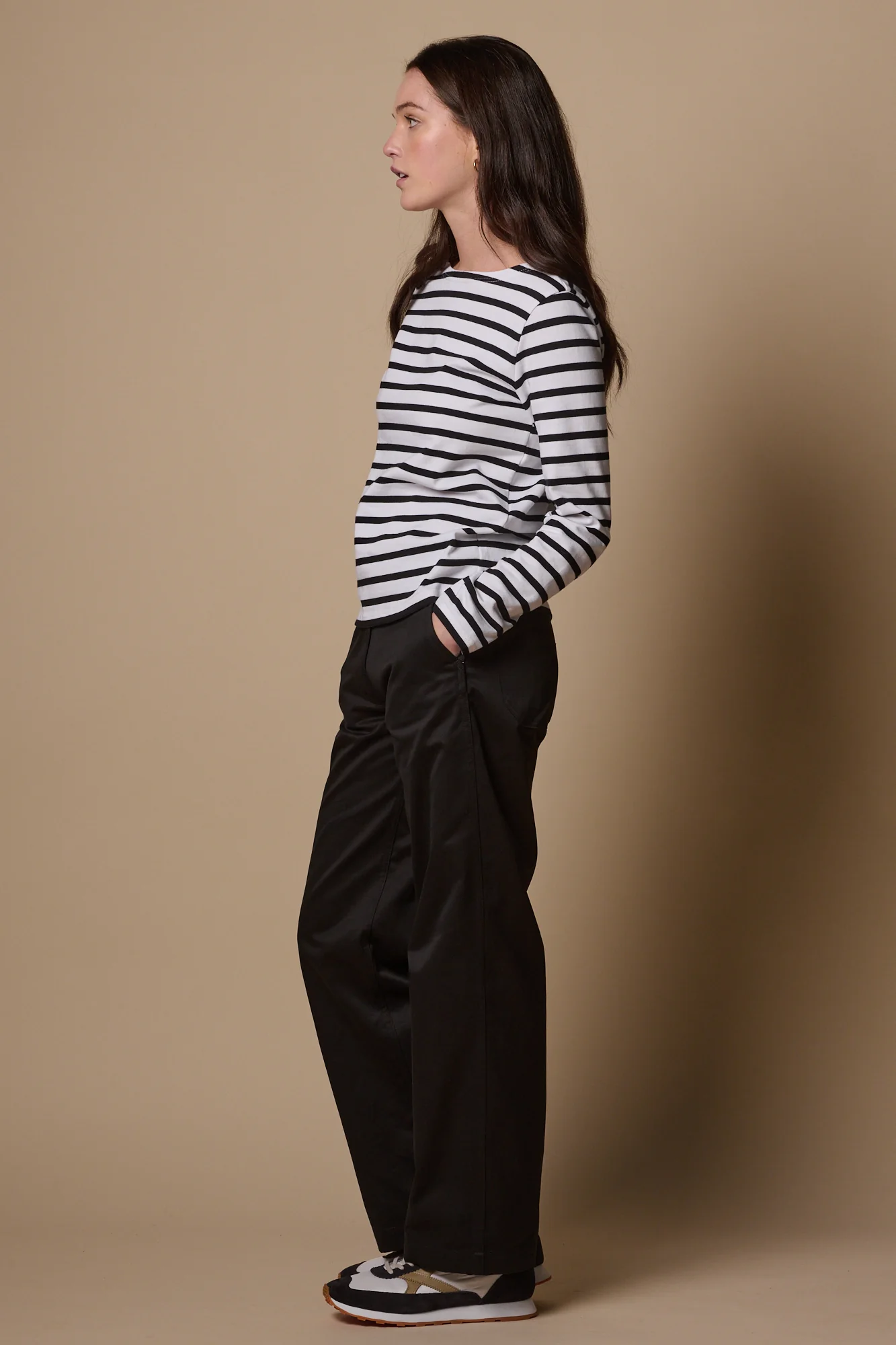 Women's Work Trousers - Black - Image 3