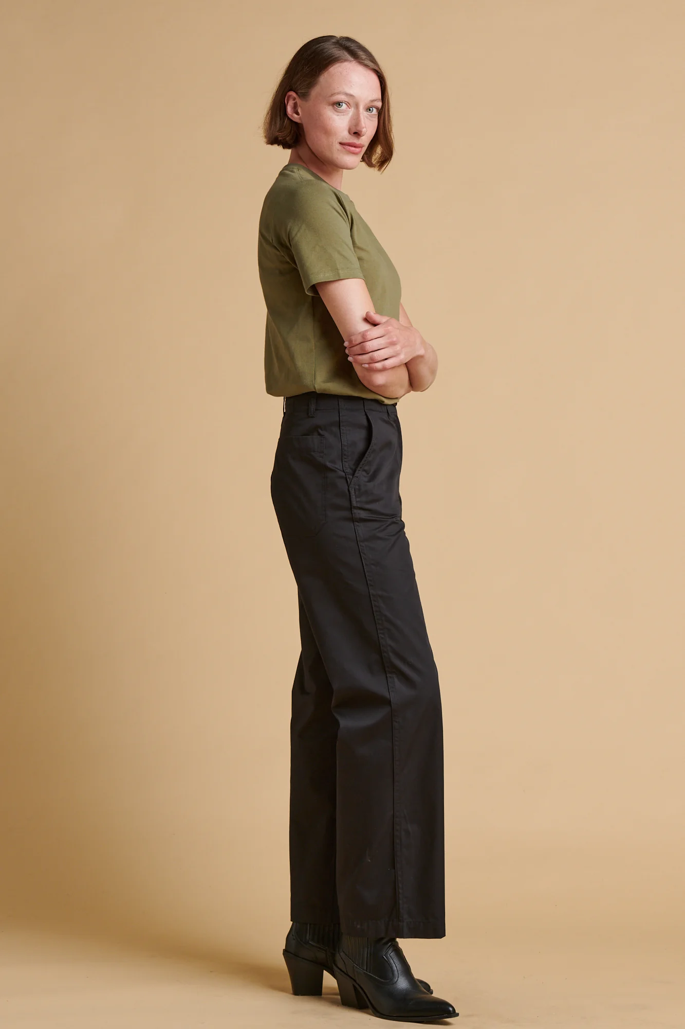 Women's Work Lightweight Trousers - Black - Image 3