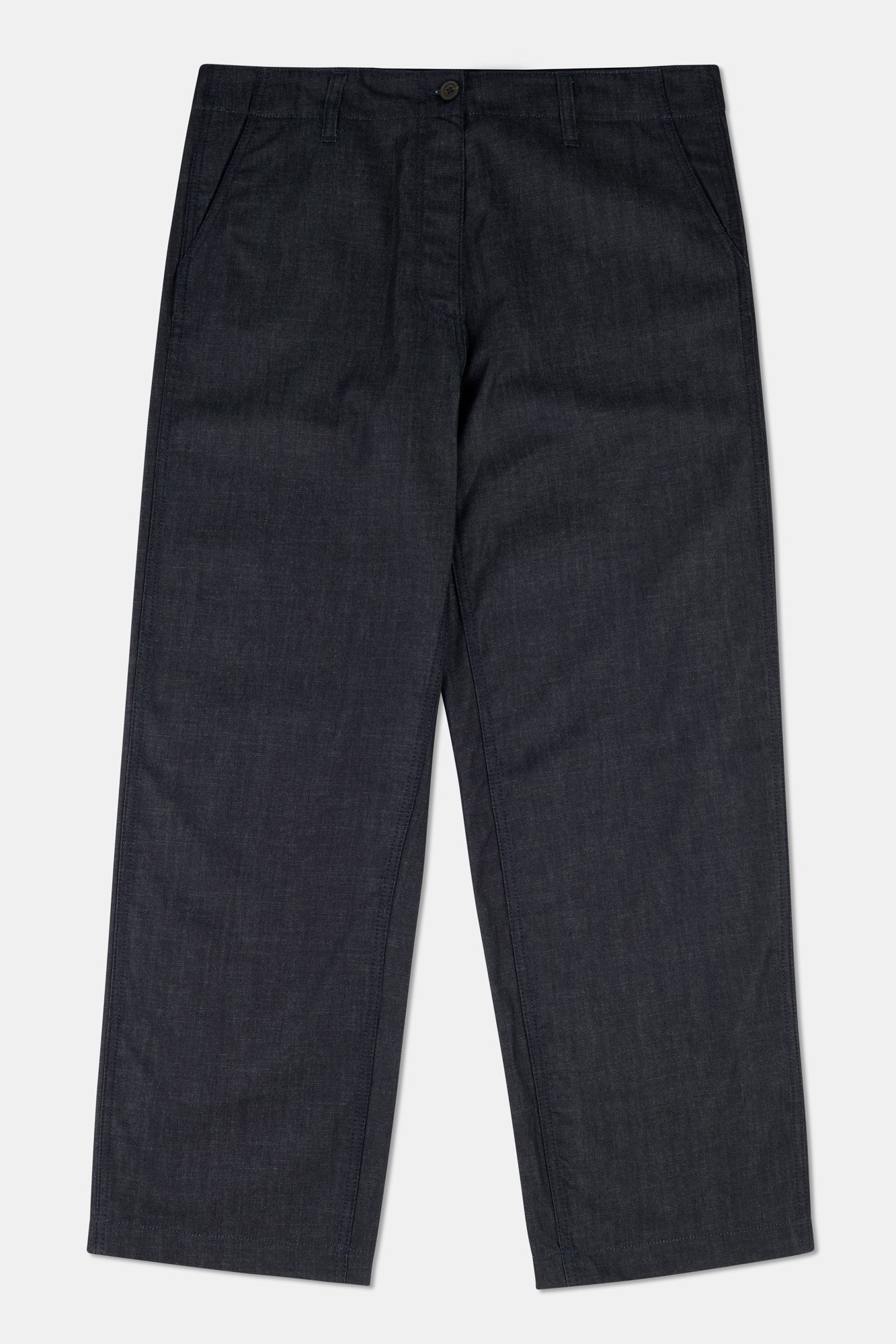 Women's Work Trousers - Indigo Denim - Image 4