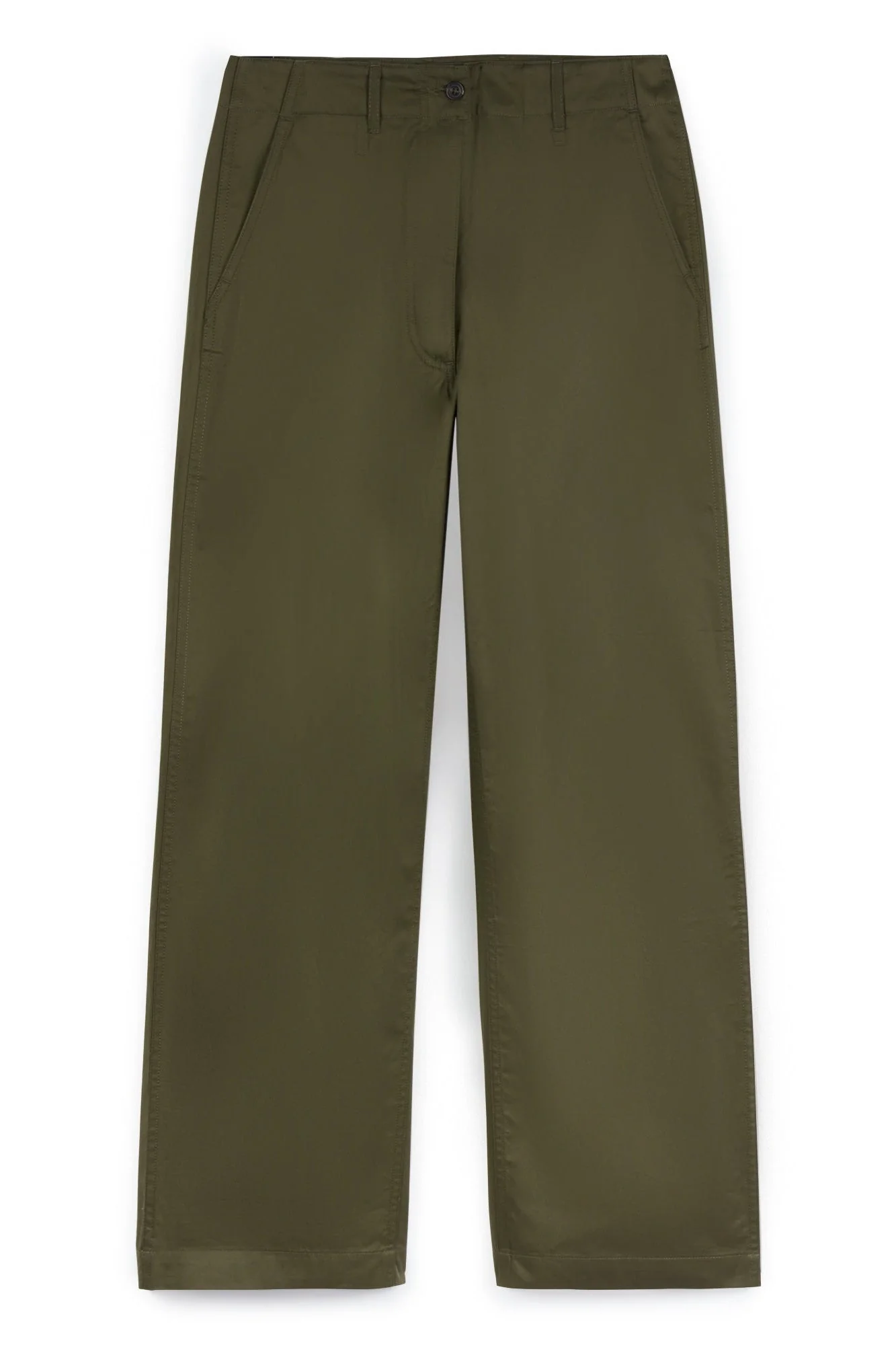 Women's Work Lightweight Trousers - Olive - Image 5