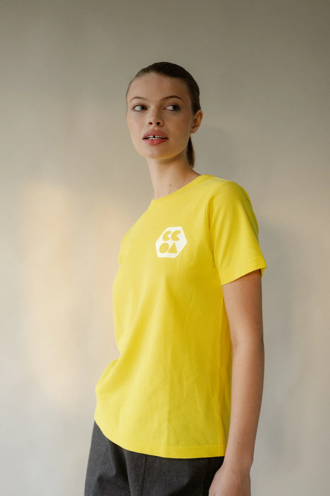 Women's Breathable T Shirt Plastic Free - Canary Yellow - Image 4