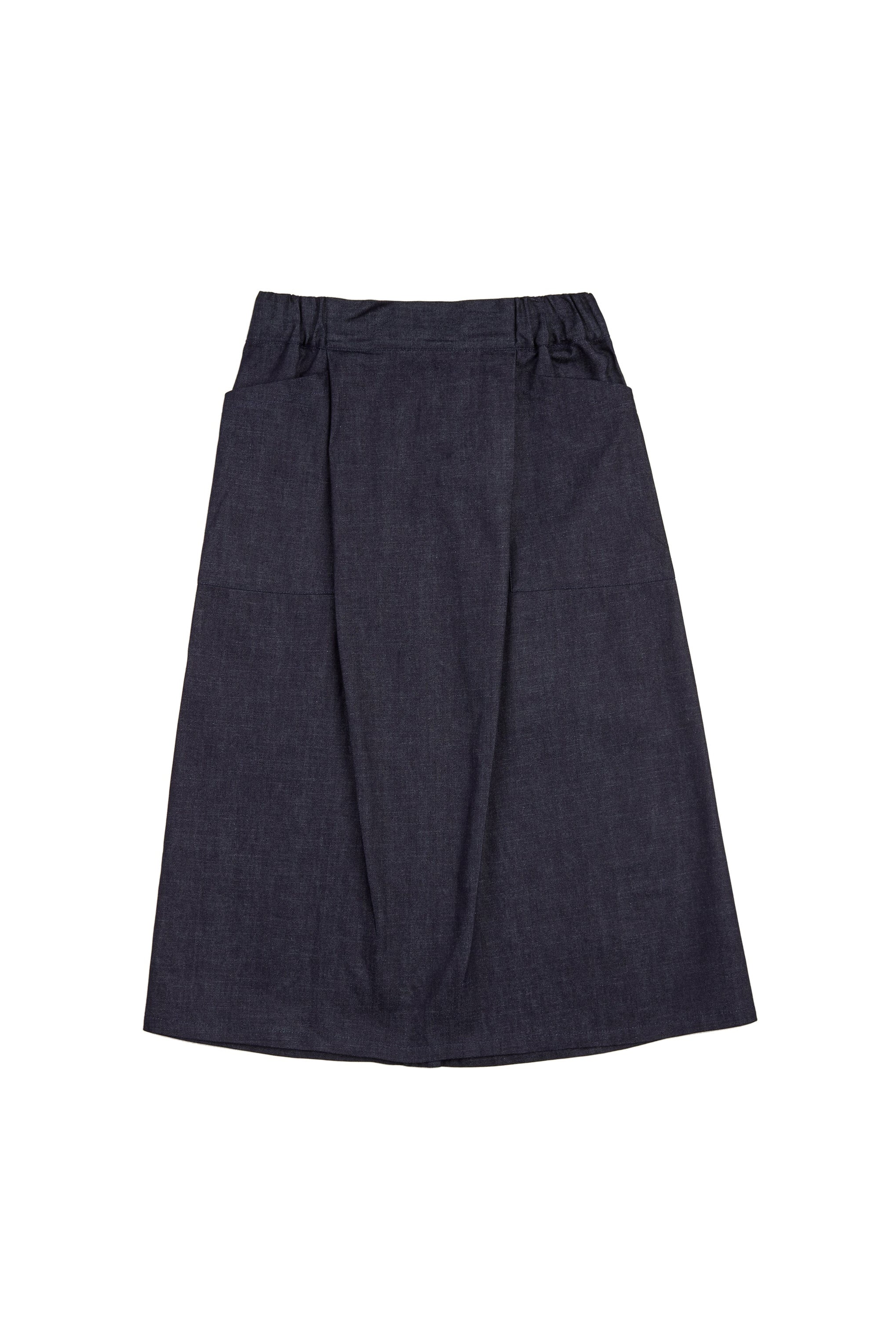 Women's Midi Skirt - Dark Denim - Image 4